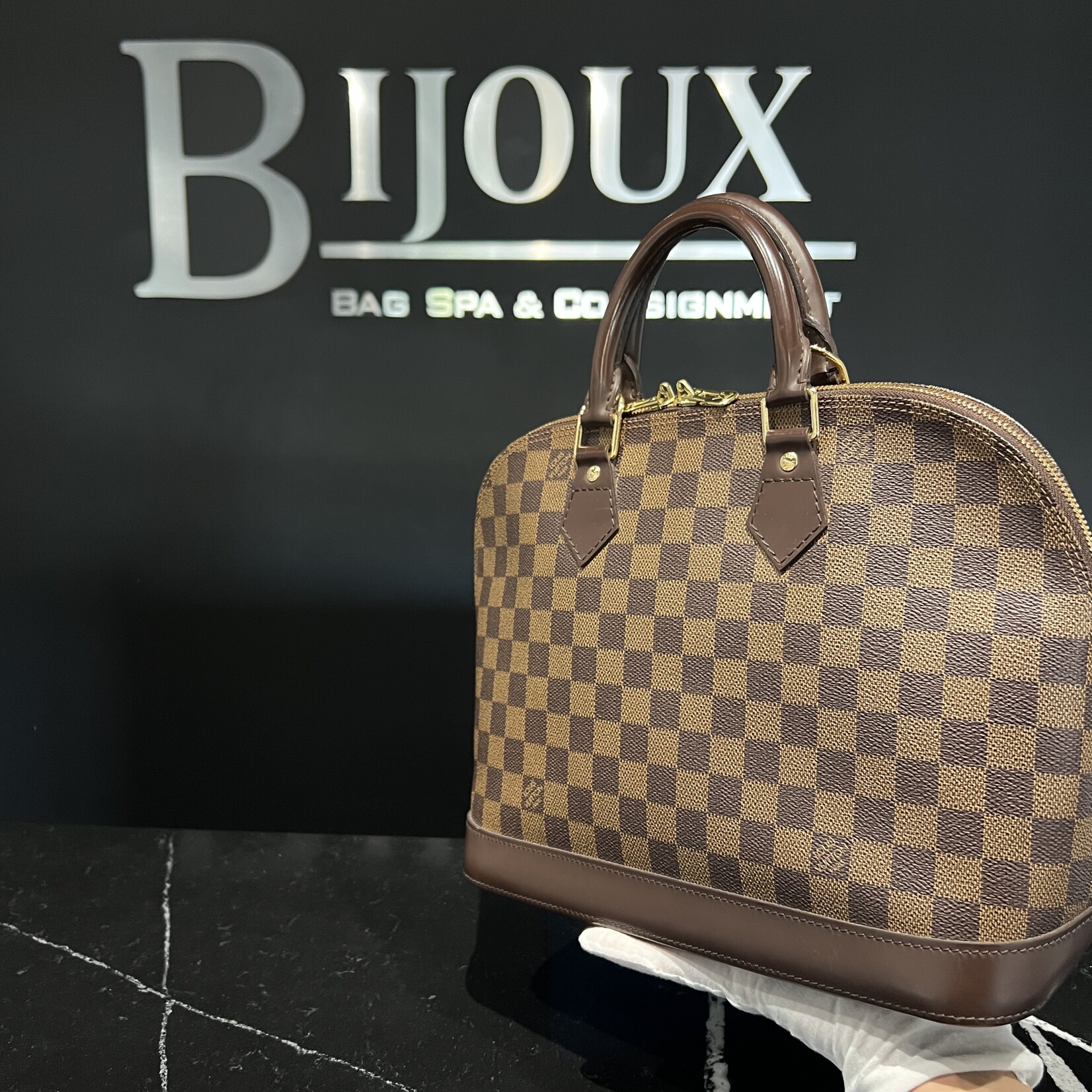 Louis Vuitton SOLD - Louis Vuitton Alma PM Damier Ebene