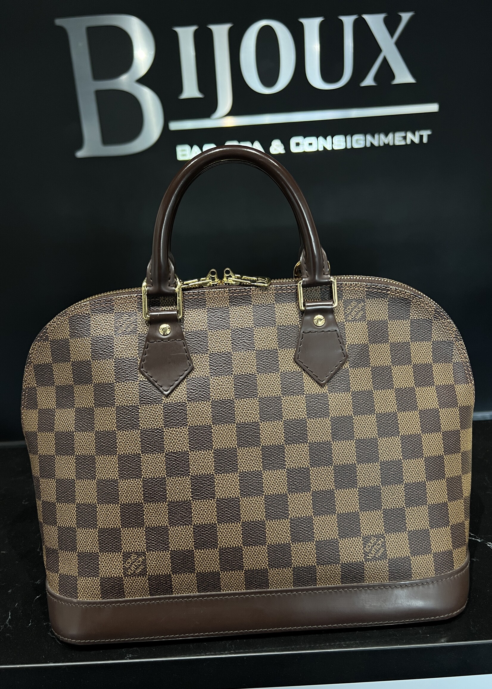 Louis Vuitton SOLD - Louis Vuitton Alma PM Damier Ebene