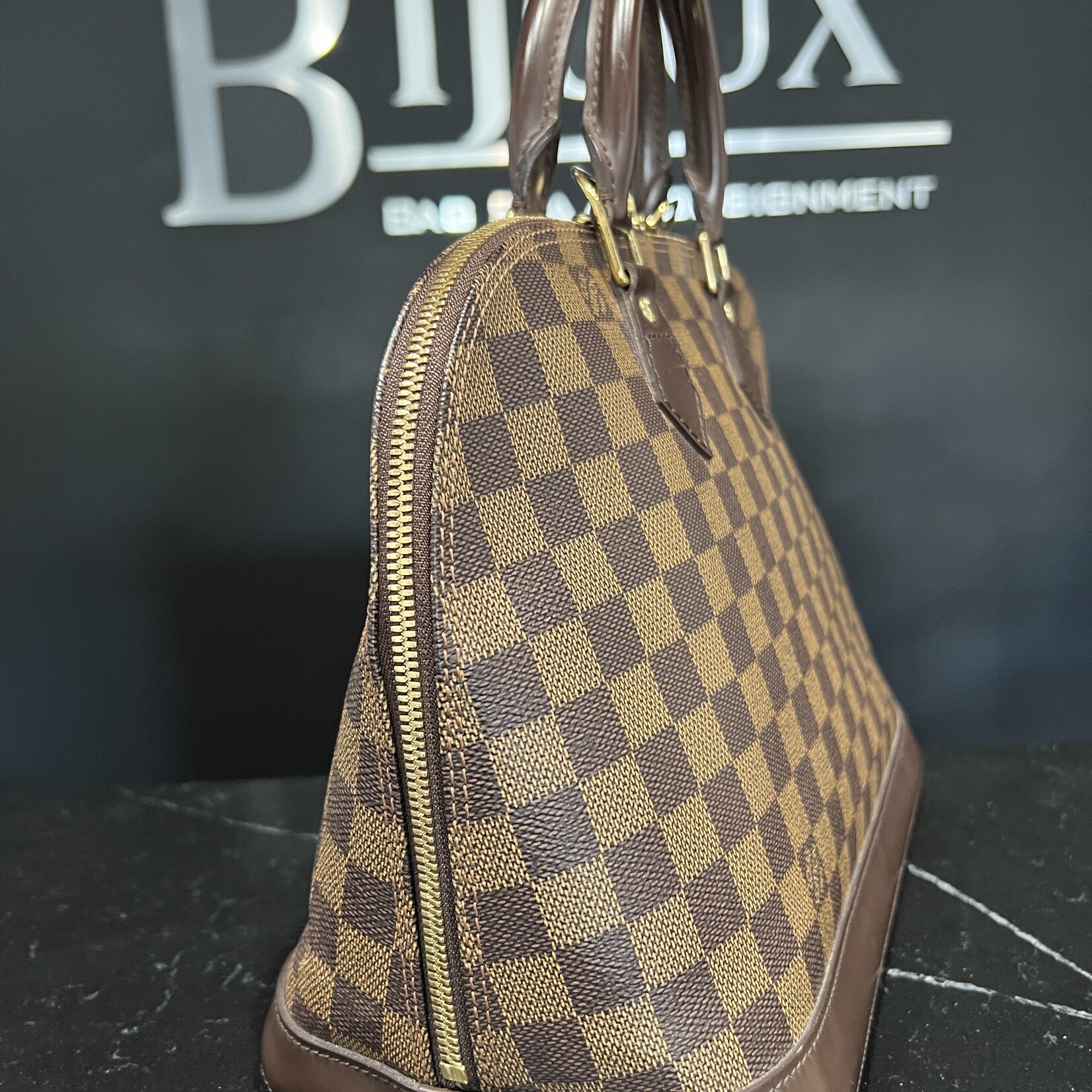 Louis Vuitton SOLD - Louis Vuitton Alma PM Damier Ebene