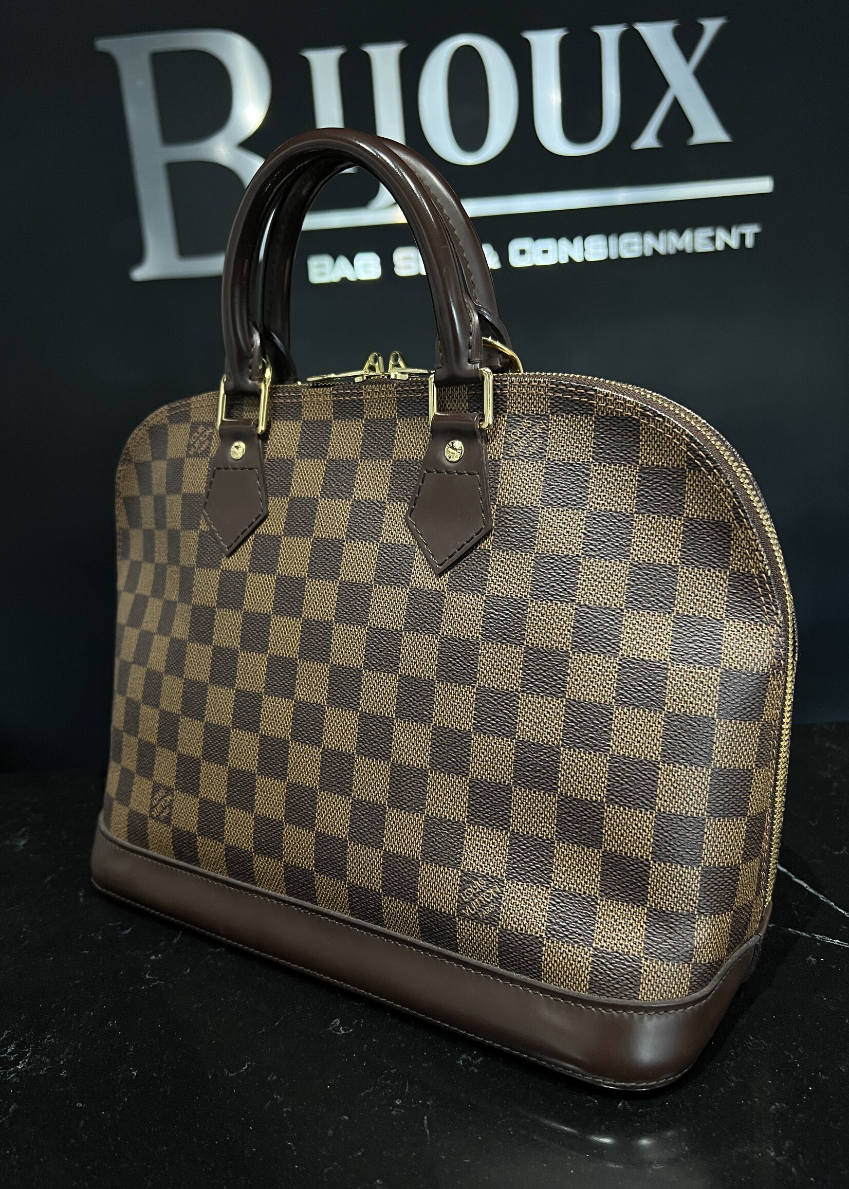 Louis Vuitton SOLD - Louis Vuitton Alma PM Damier Ebene