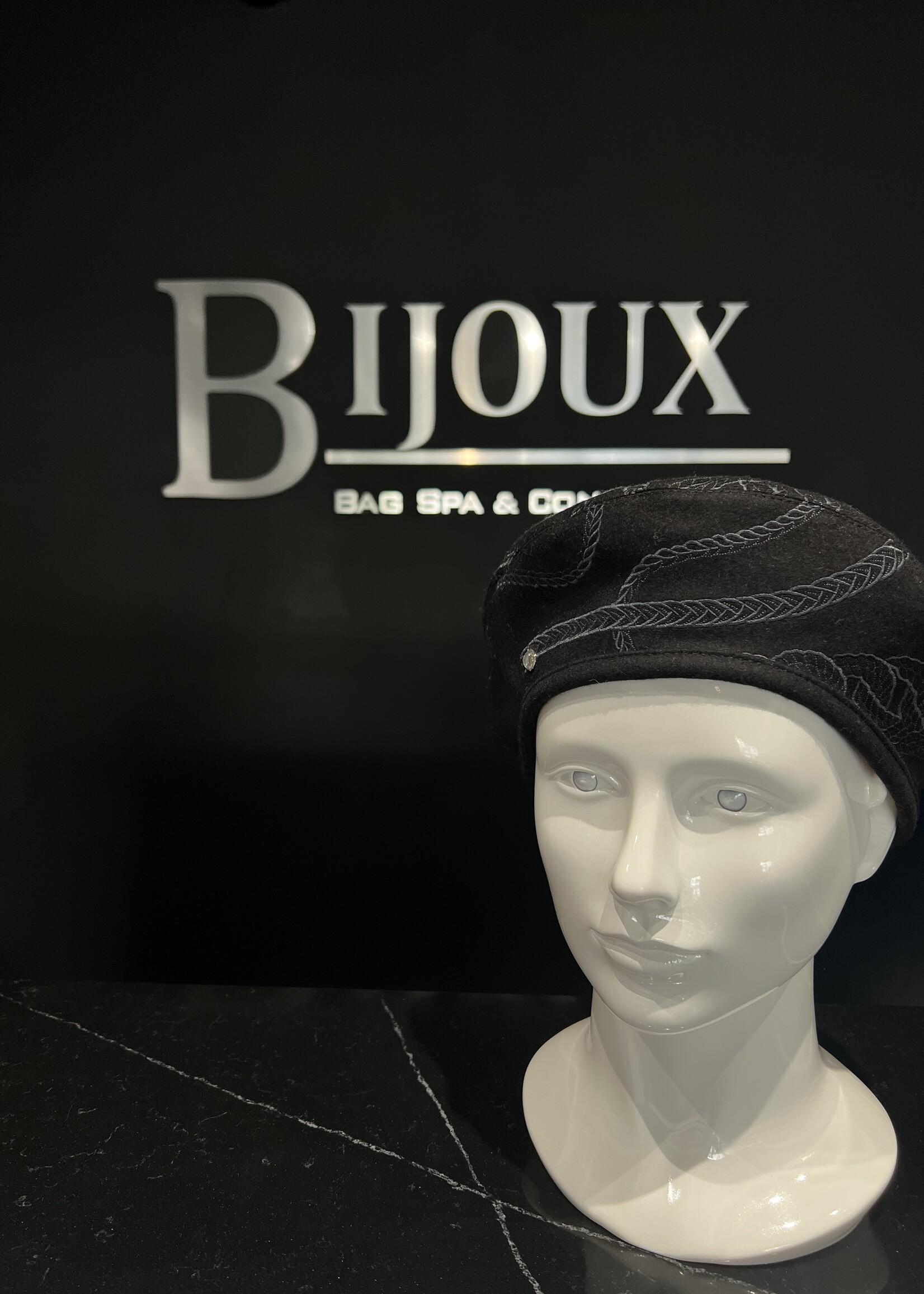 Hermes Hermes Wool l Saint-Honore en Finesse Beret