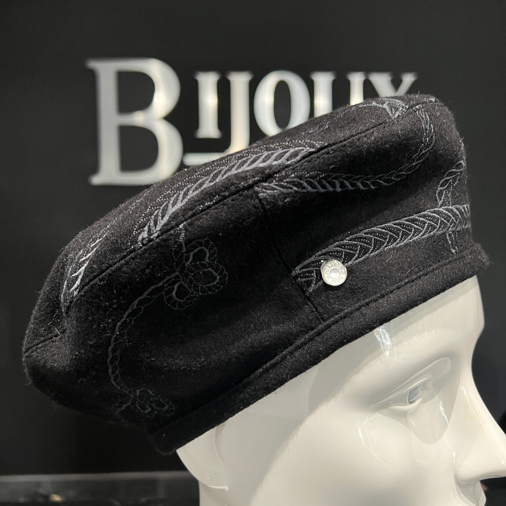 Hermes Hermes Wool l Saint-Honore en Finesse Beret