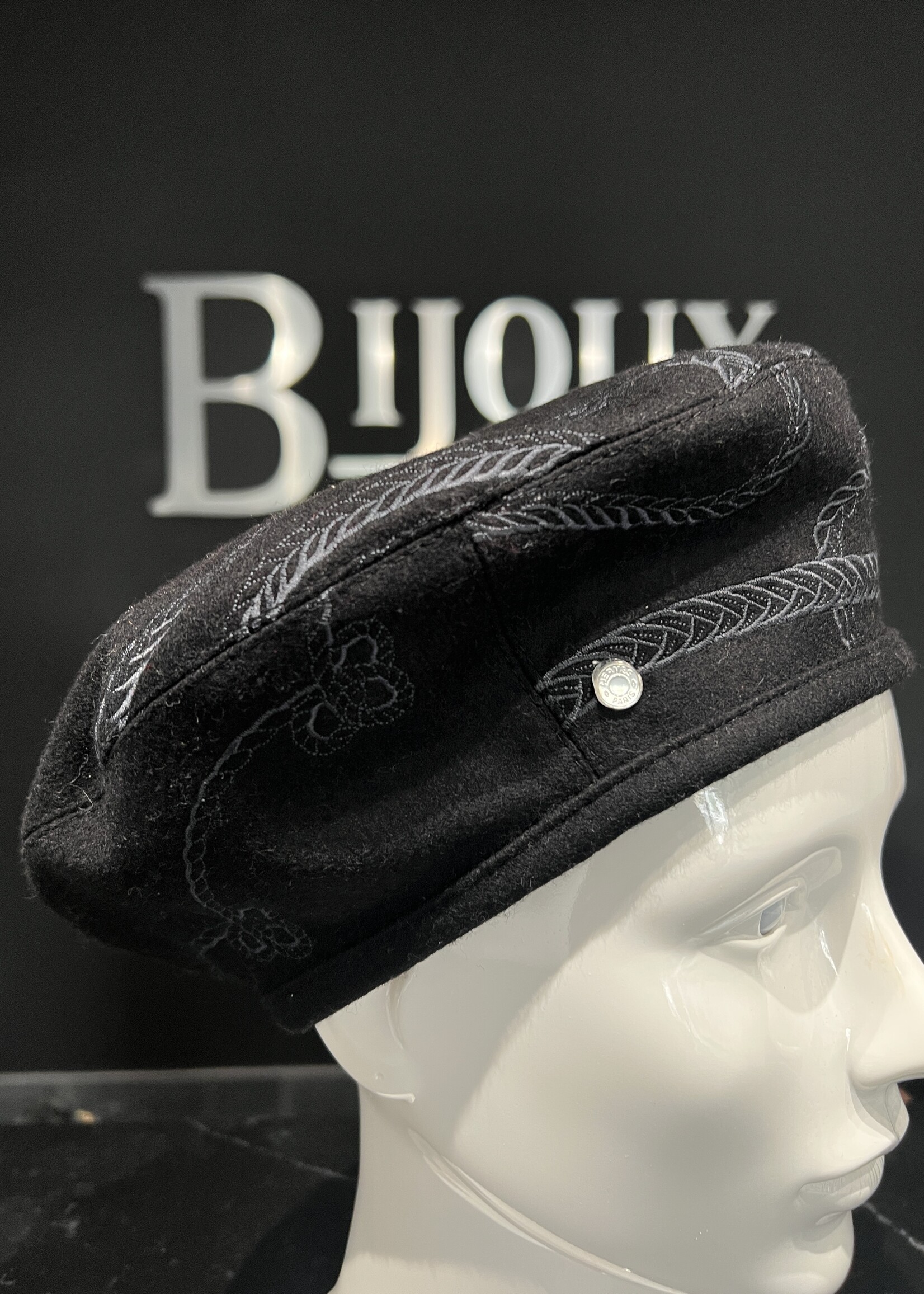 Hermes Hermes Wool l Saint-Honore en Finesse Beret