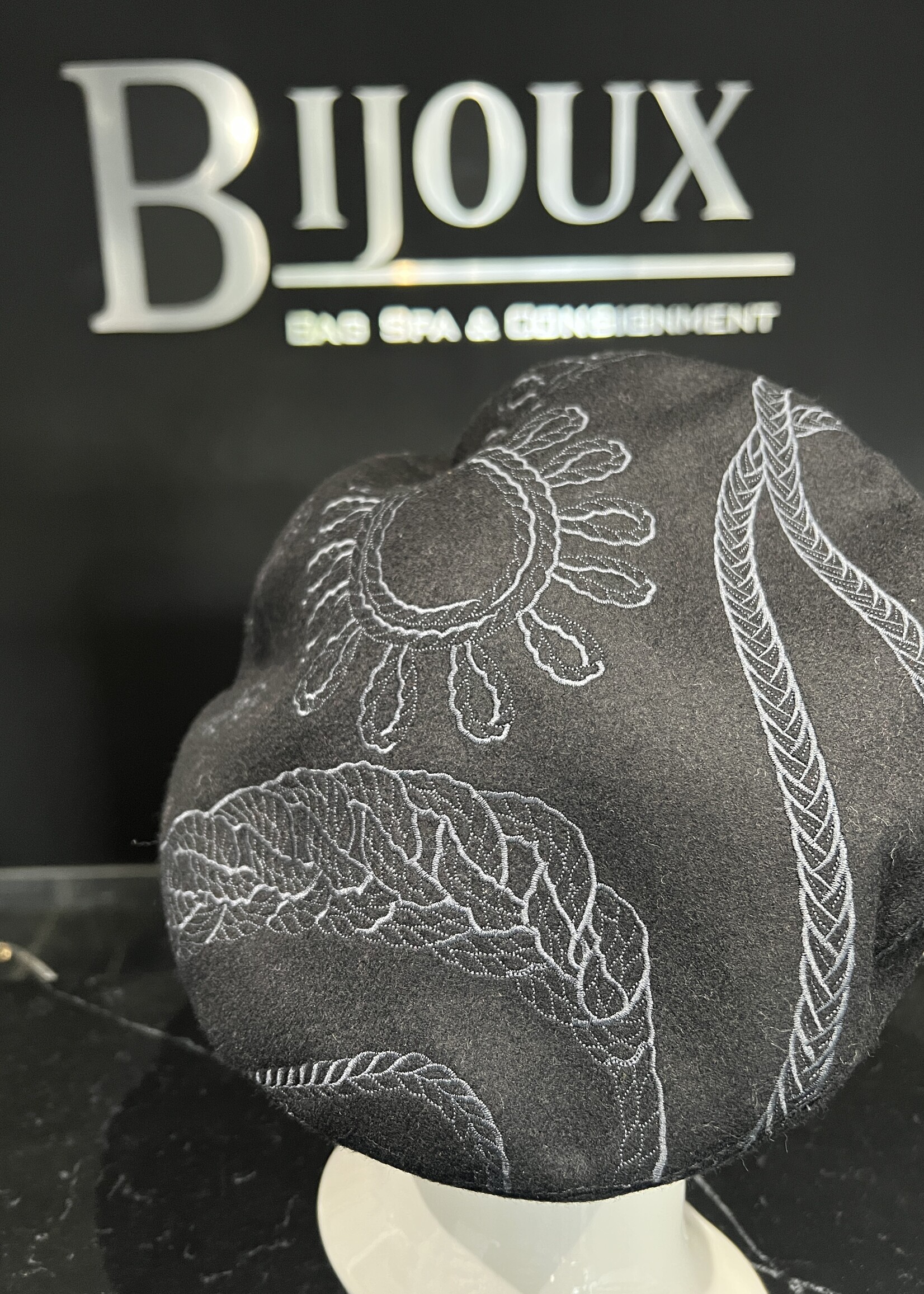 Hermes Hermes Wool l Saint-Honore en Finesse Beret