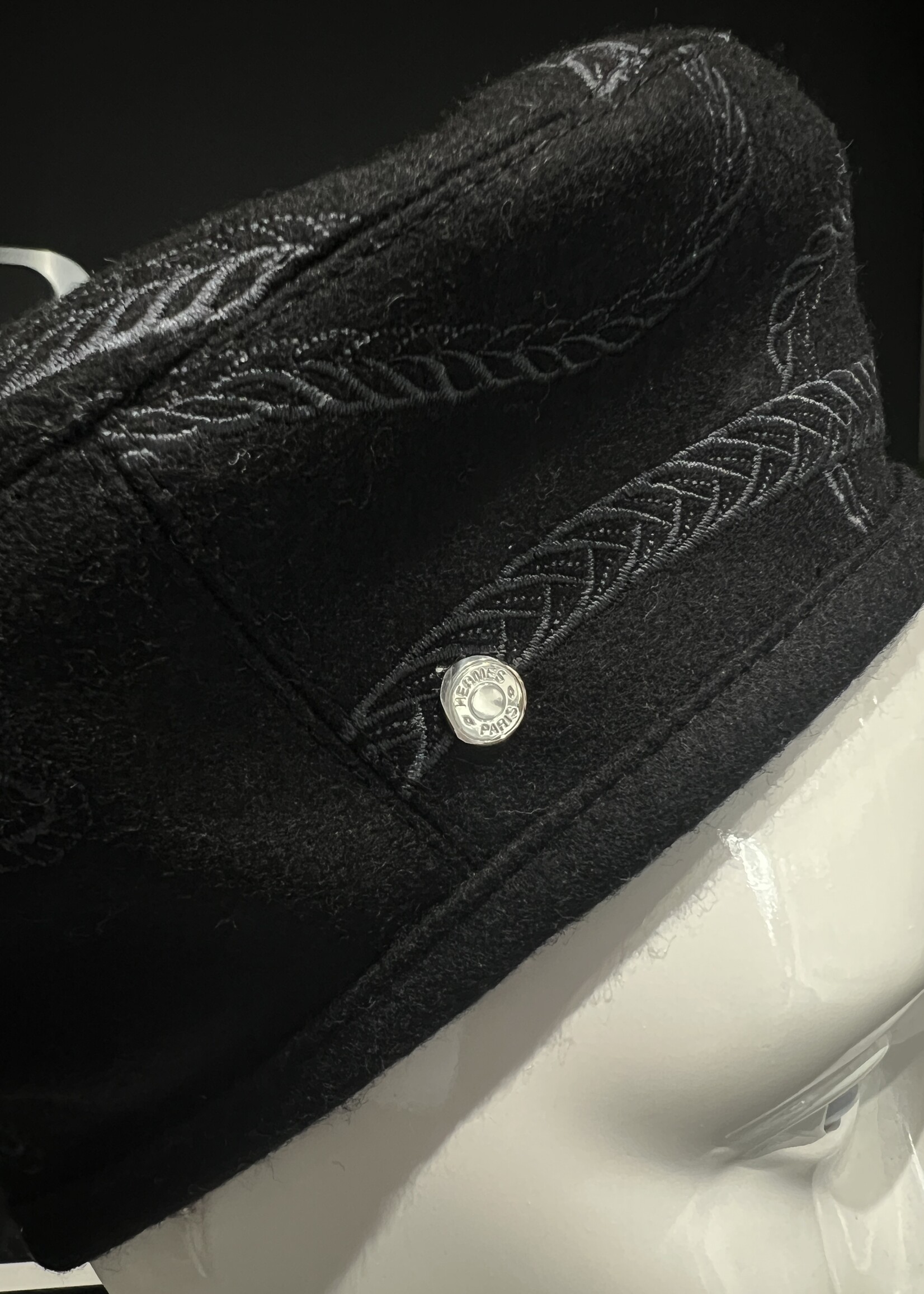 Hermes Hermes Wool l Saint-Honore en Finesse Beret