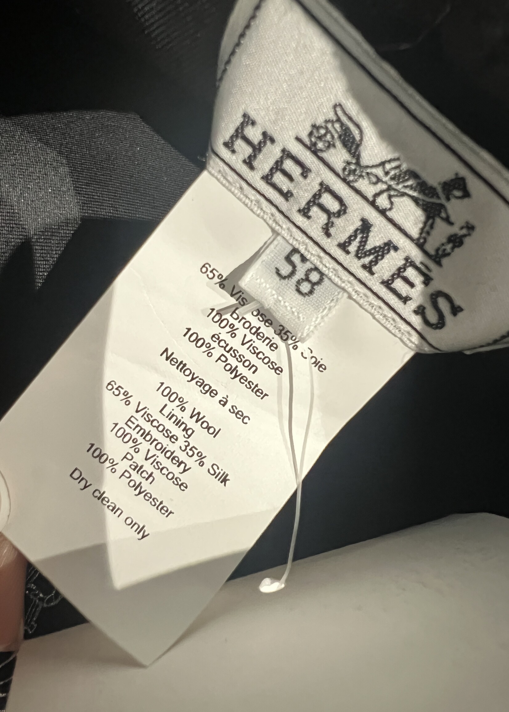 Hermes Hermes Wool l Saint-Honore en Finesse Beret