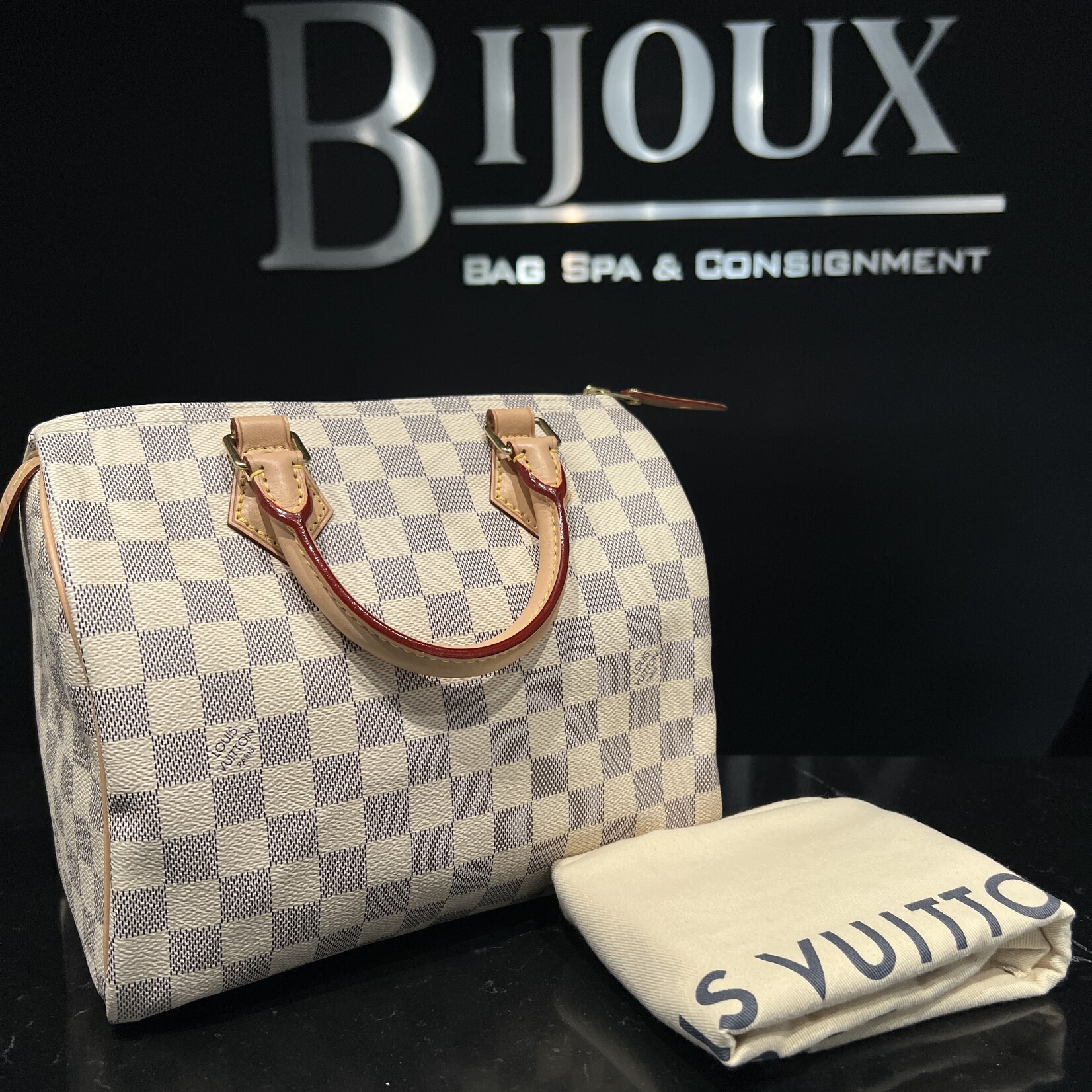 Louis Vuitton SOLD- Louis Vuitton Speedy 25 Azur