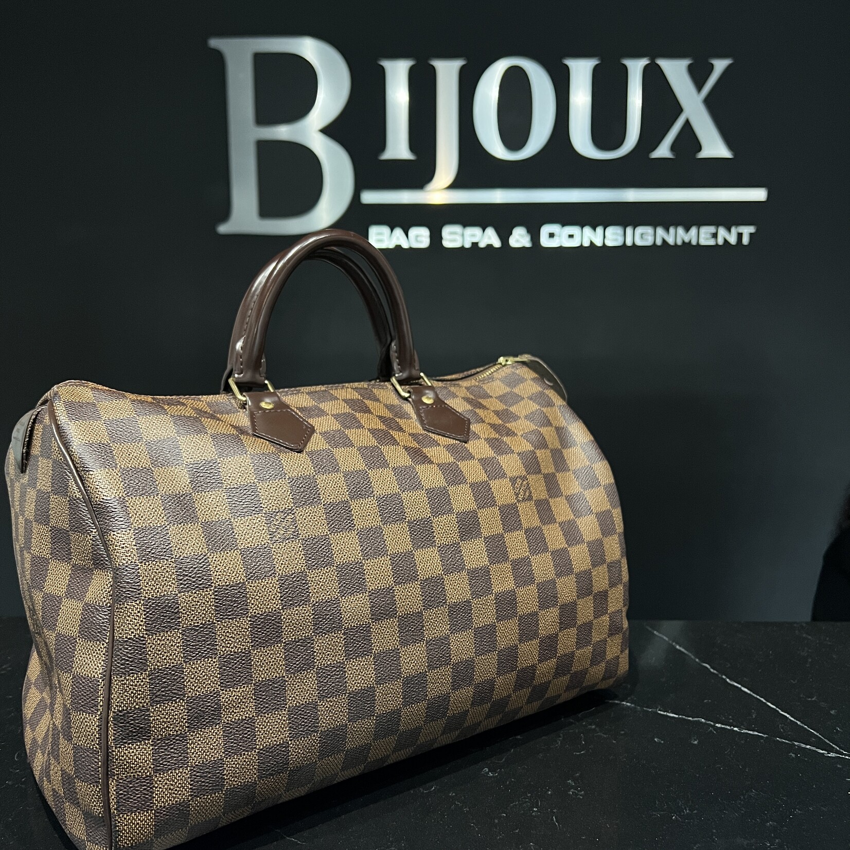 Louis Vuitton SOLD - Louis Vuitton Damier Ebene Speedy 35