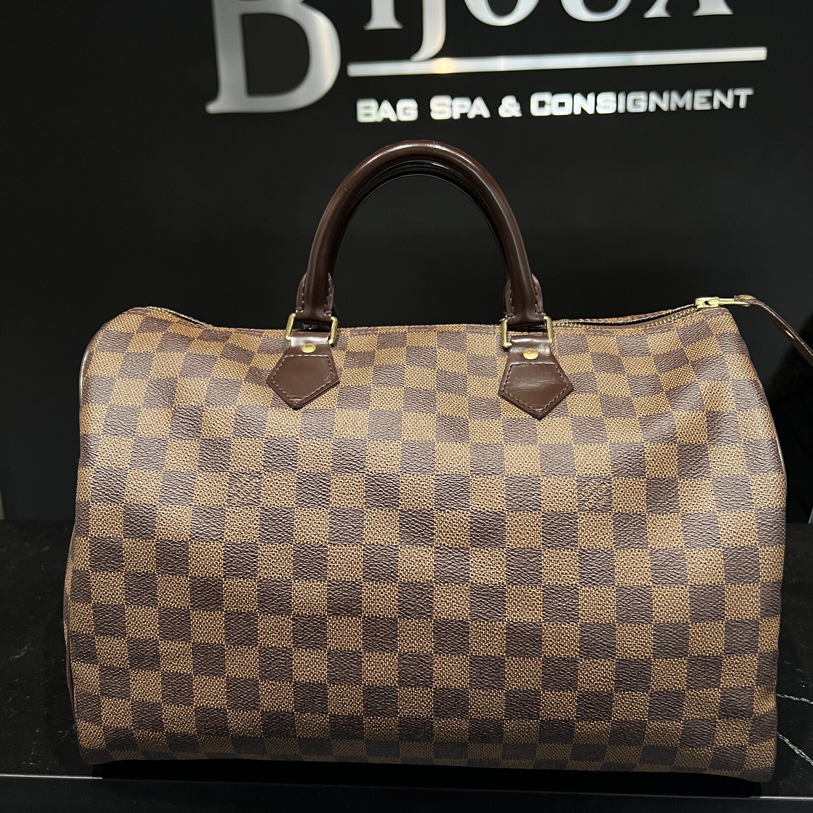 Louis Vuitton SOLD - Louis Vuitton Damier Ebene Speedy 35