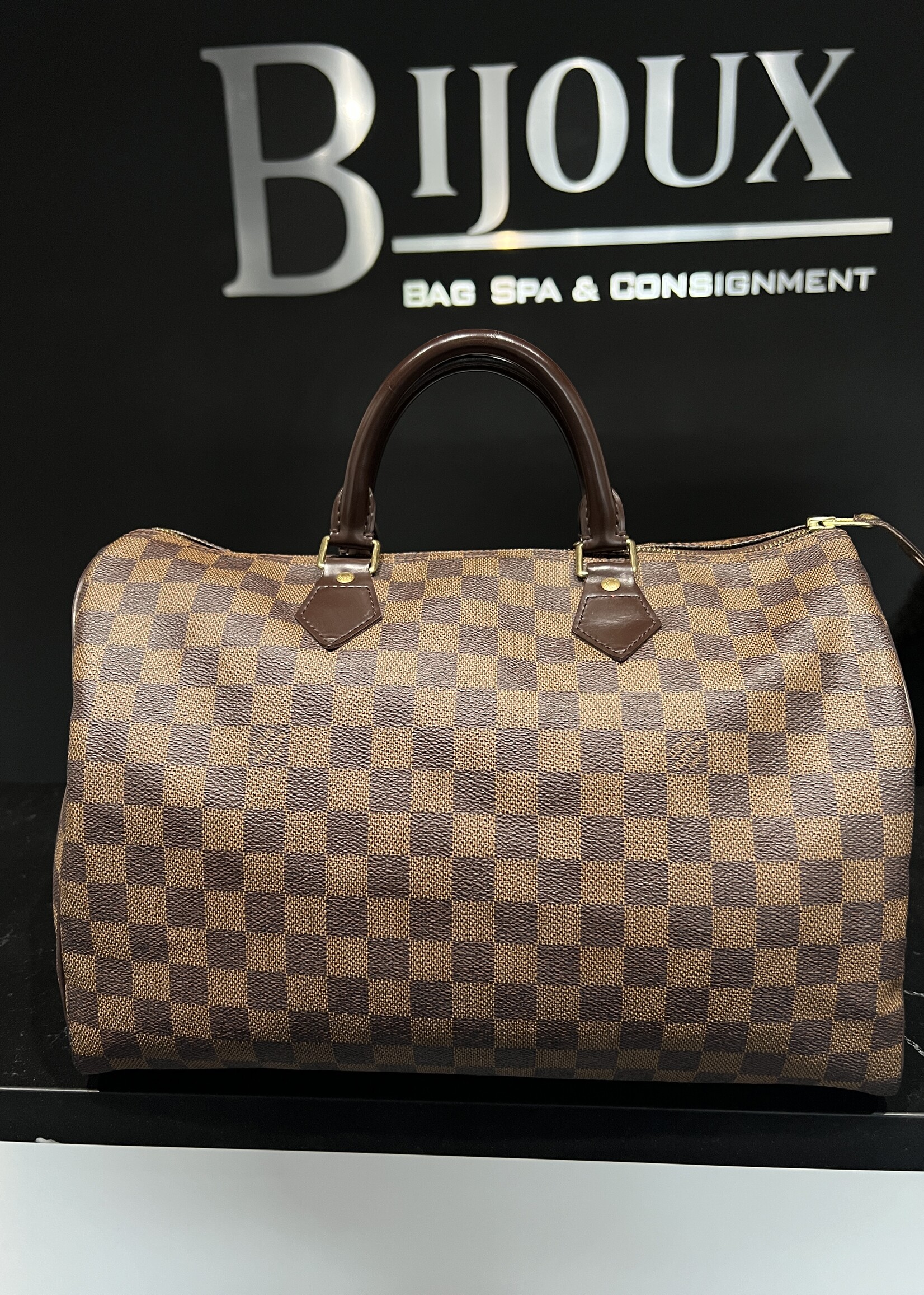 Louis Vuitton SOLD - Louis Vuitton Damier Ebene Speedy 35