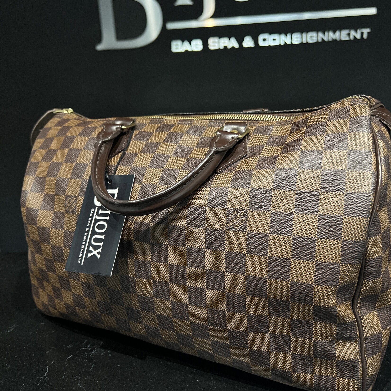 Louis Vuitton SOLD - Louis Vuitton Damier Ebene Speedy 35