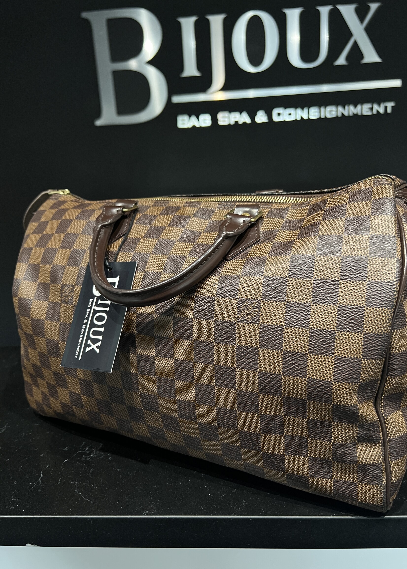 Louis Vuitton SOLD - Louis Vuitton Damier Ebene Speedy 35