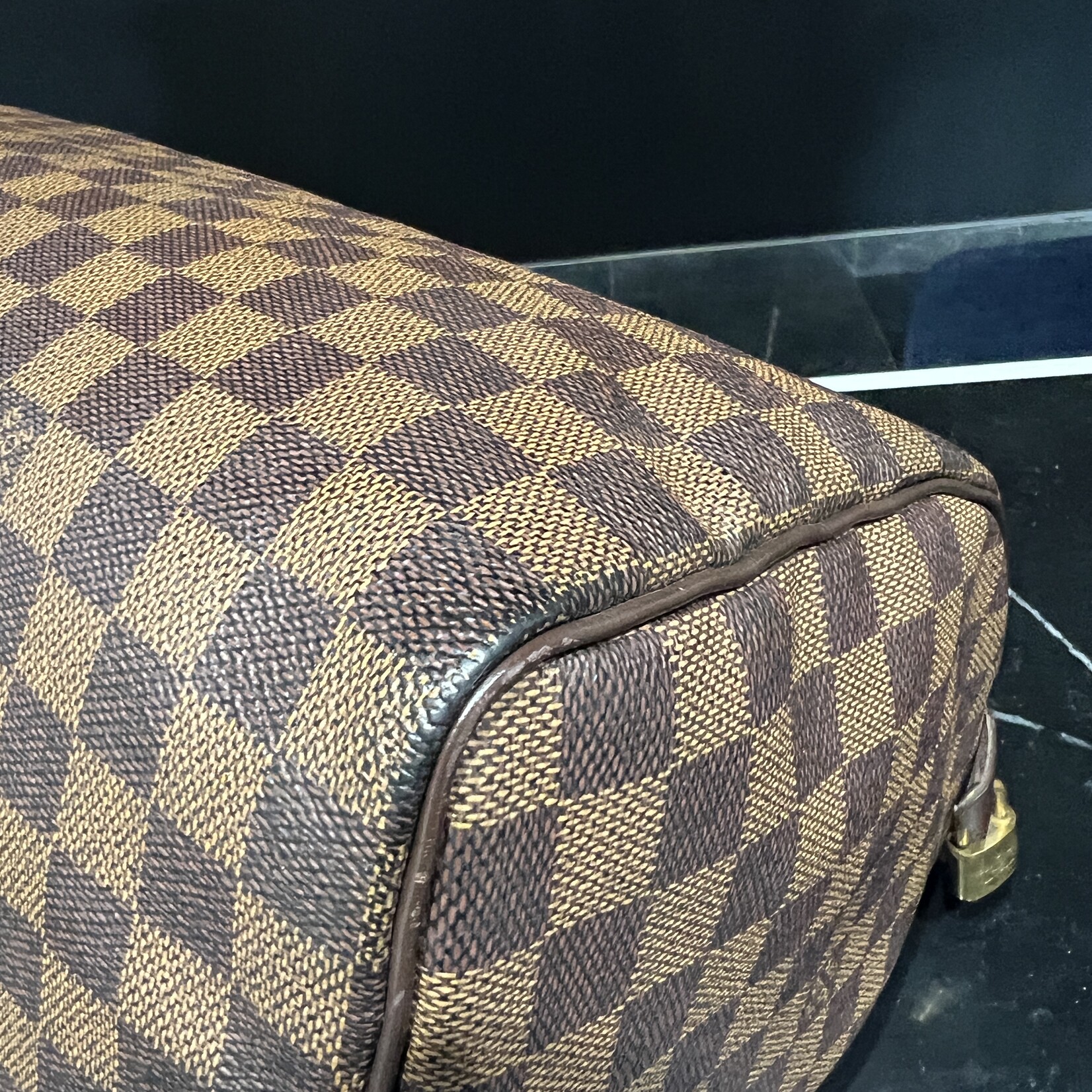 Louis Vuitton SOLD - Louis Vuitton Damier Ebene Speedy 35