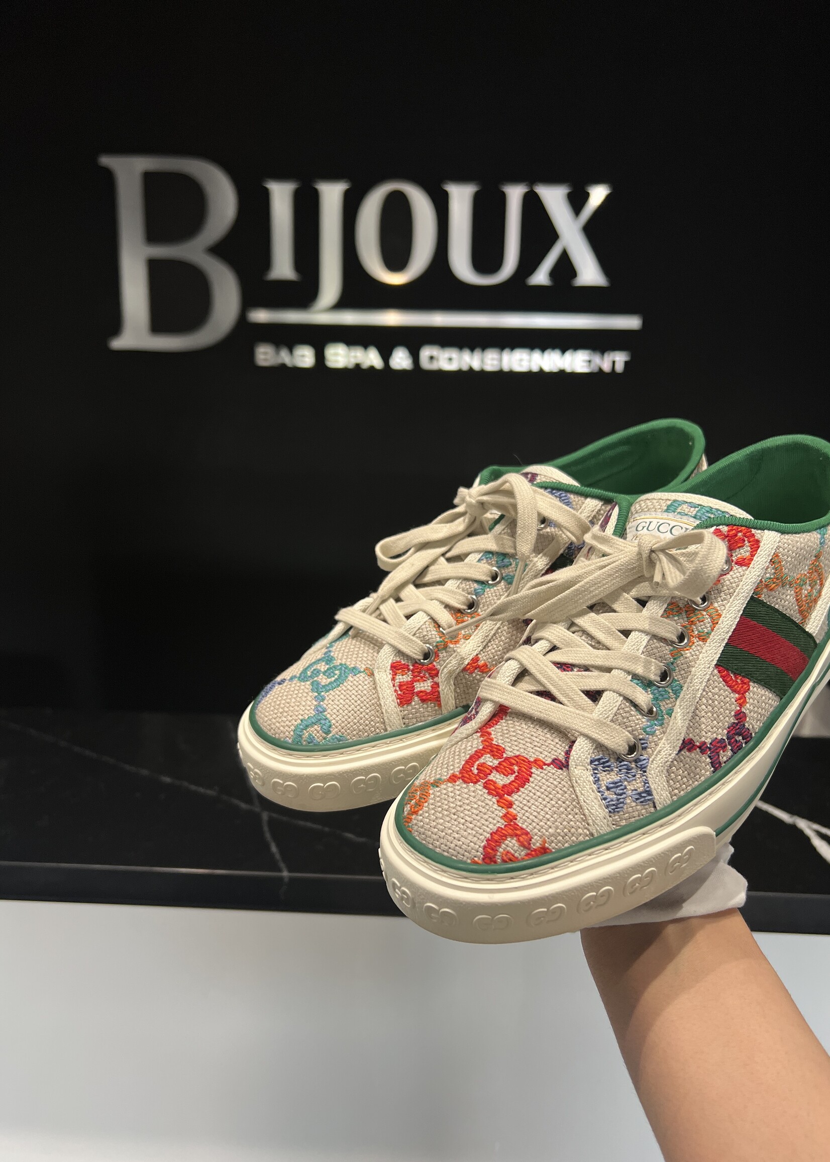 Gucci Gucci 1977 Tennis Multicolor Sneaker - 7 M/ 9 W