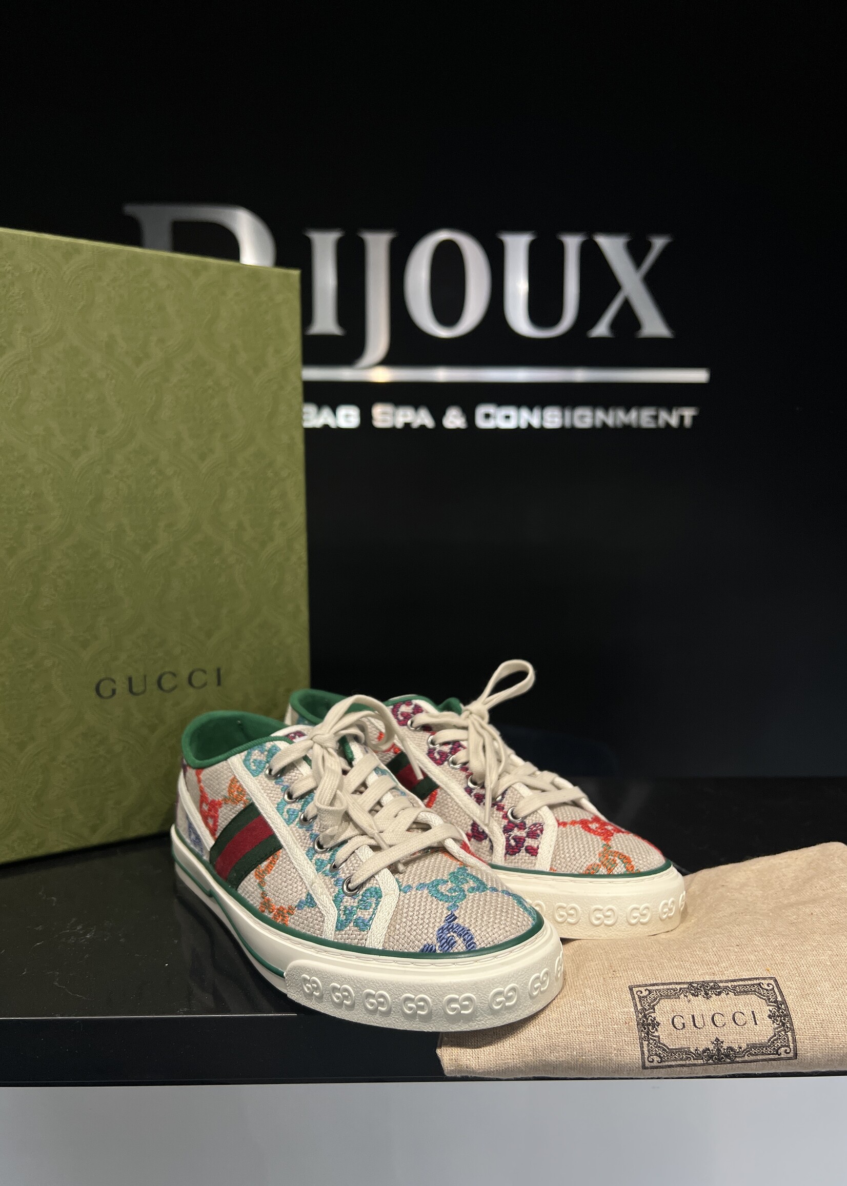 Gucci Gucci 1977 Tennis Multicolor Sneaker - 7 M/ 9 W