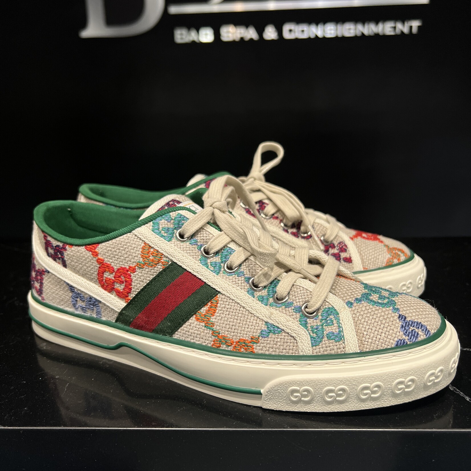 Gucci Gucci 1977 Tennis Multicolor Sneaker - 7 M/ 9 W