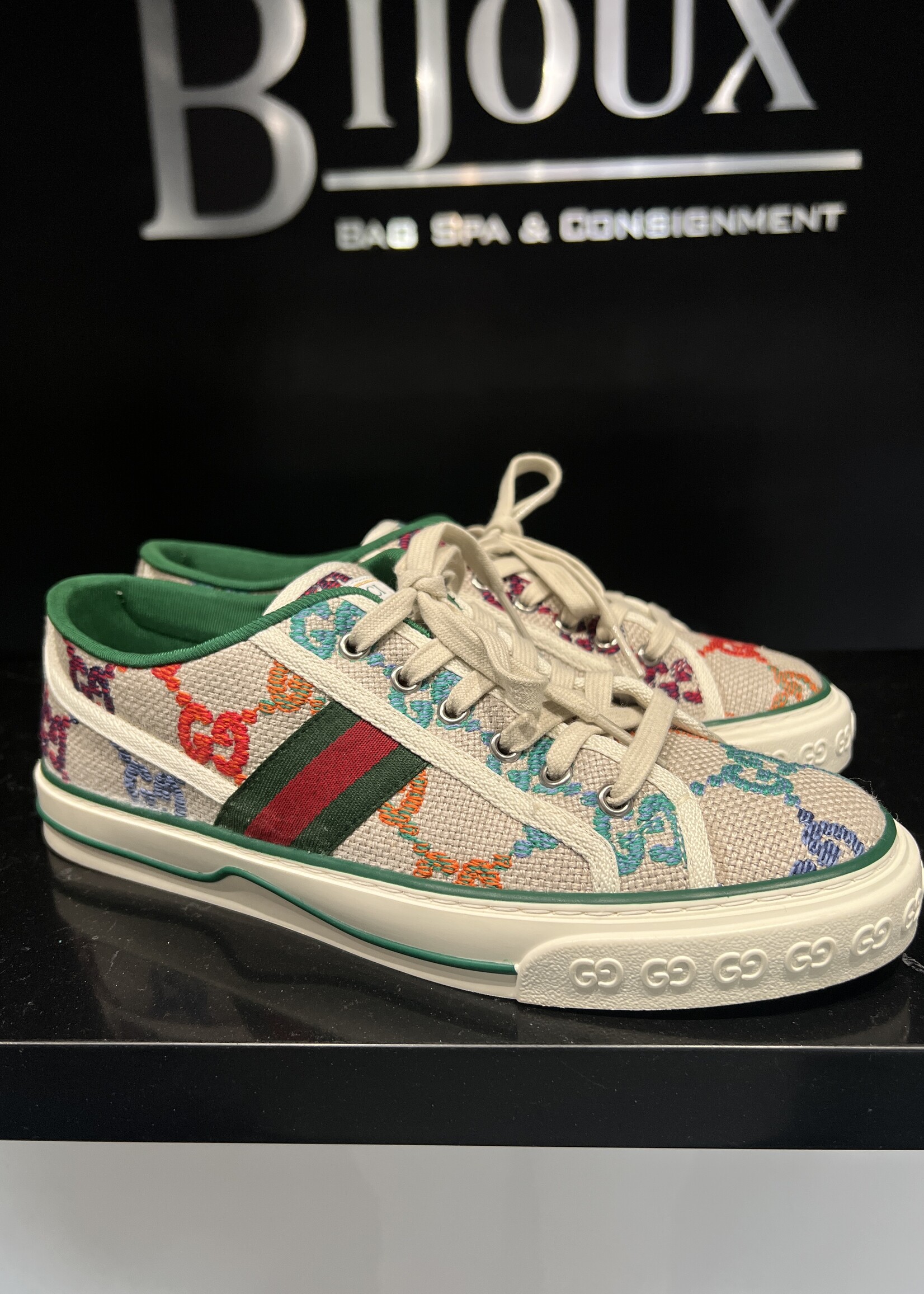 Gucci Gucci 1977 Tennis Multicolor Sneaker - 7 M/ 9 W