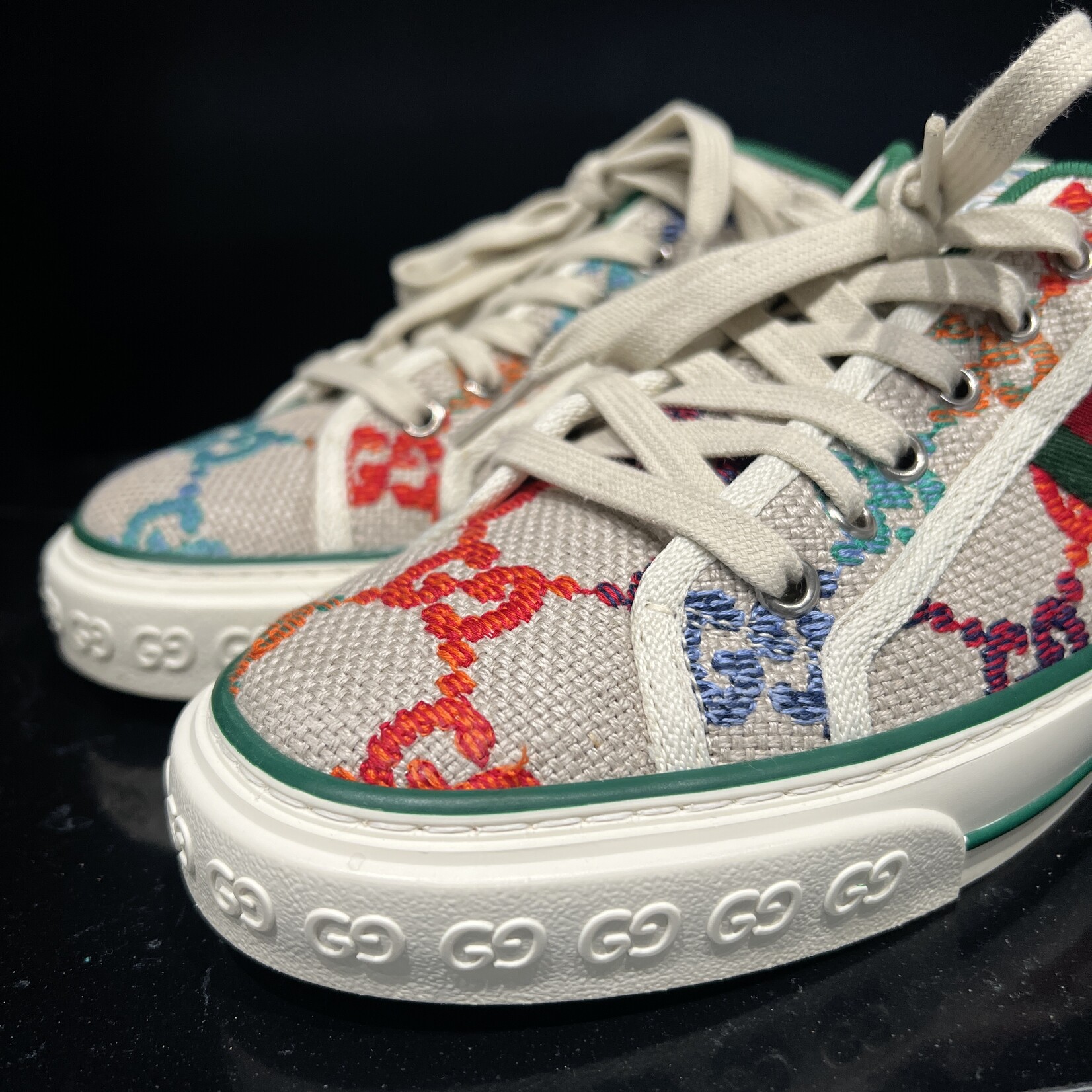 Gucci Gucci 1977 Tennis Multicolor Sneaker - 7 M/ 9 W