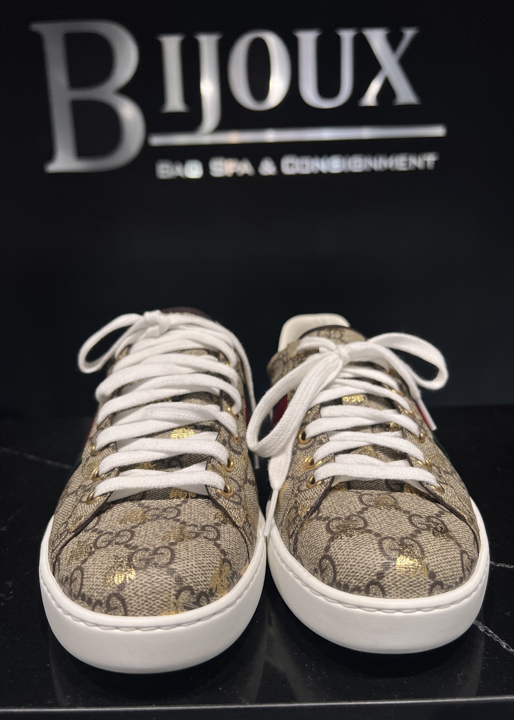 Gucci SOLD - Gucci Ace Bee Sneaker 7 M/ 9 W