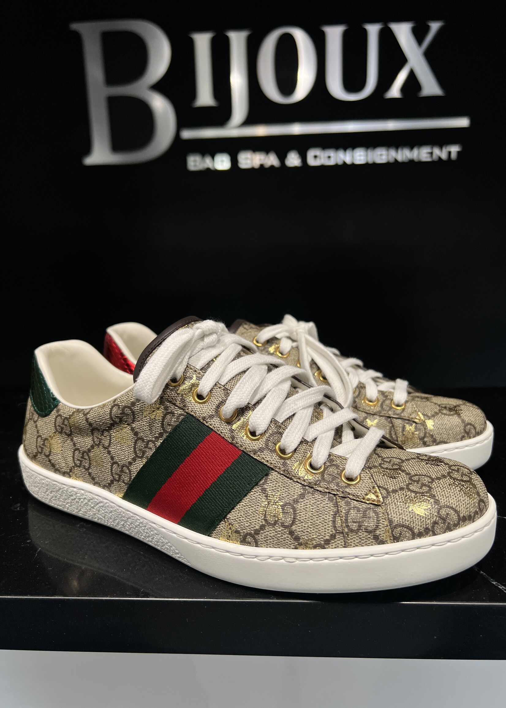 Gucci SOLD - Gucci Ace Bee Sneaker 7 M/ 9 W