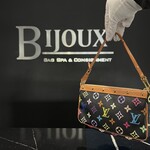 Louis Vuitton SOLD- Louis Vuitton Pochette Accessoires Multicolor Black Vintage