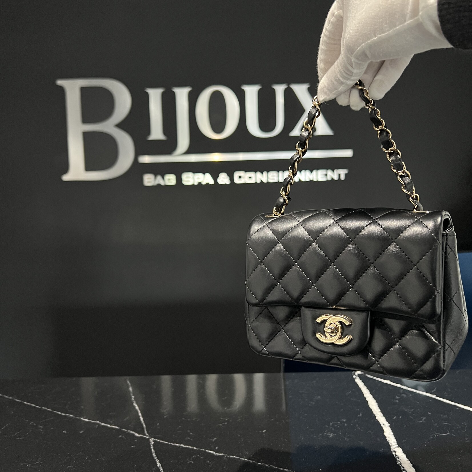 Chanel Chanel Square Black Mini