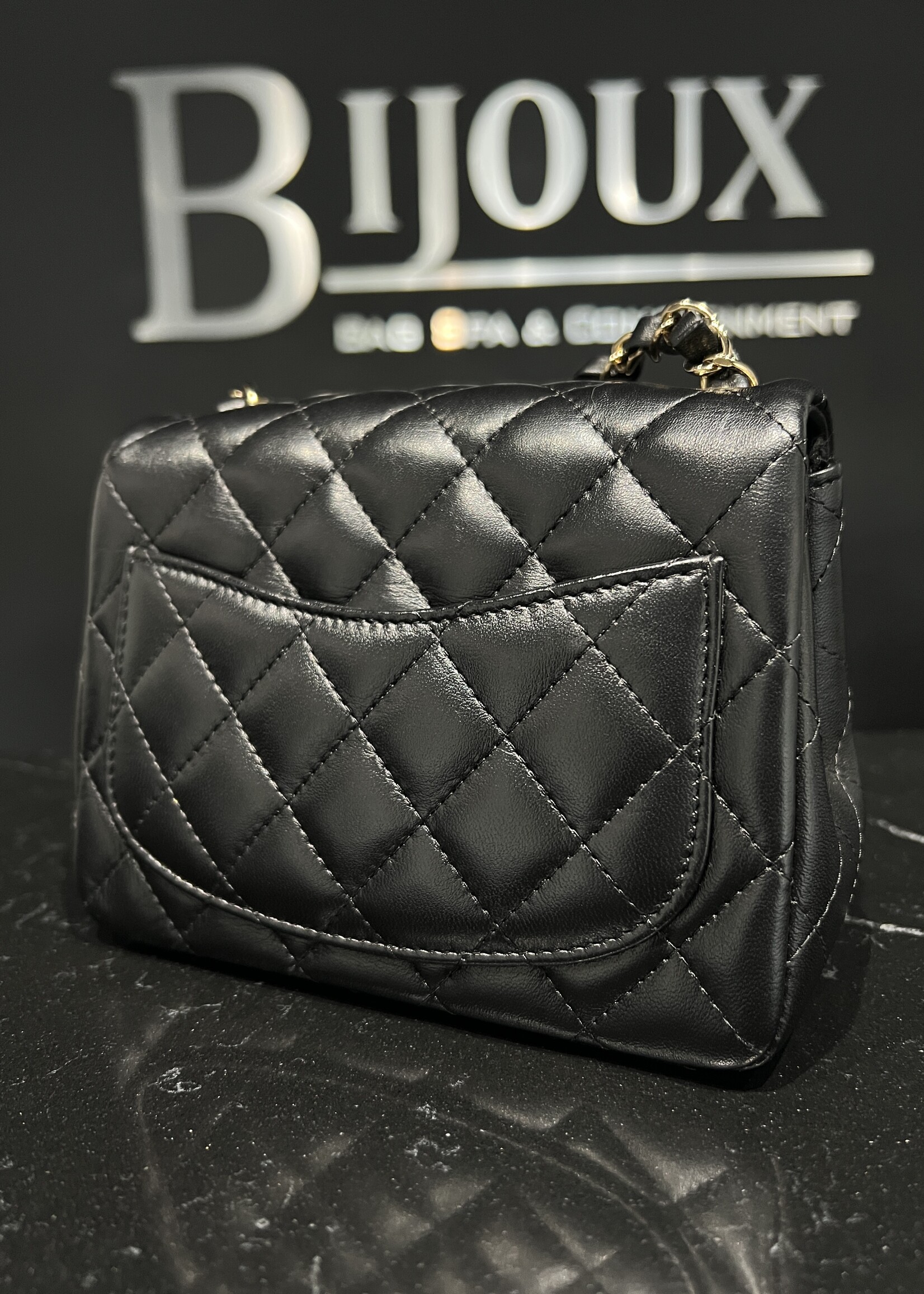 Chanel SOLD - Chanel Square Black Mini