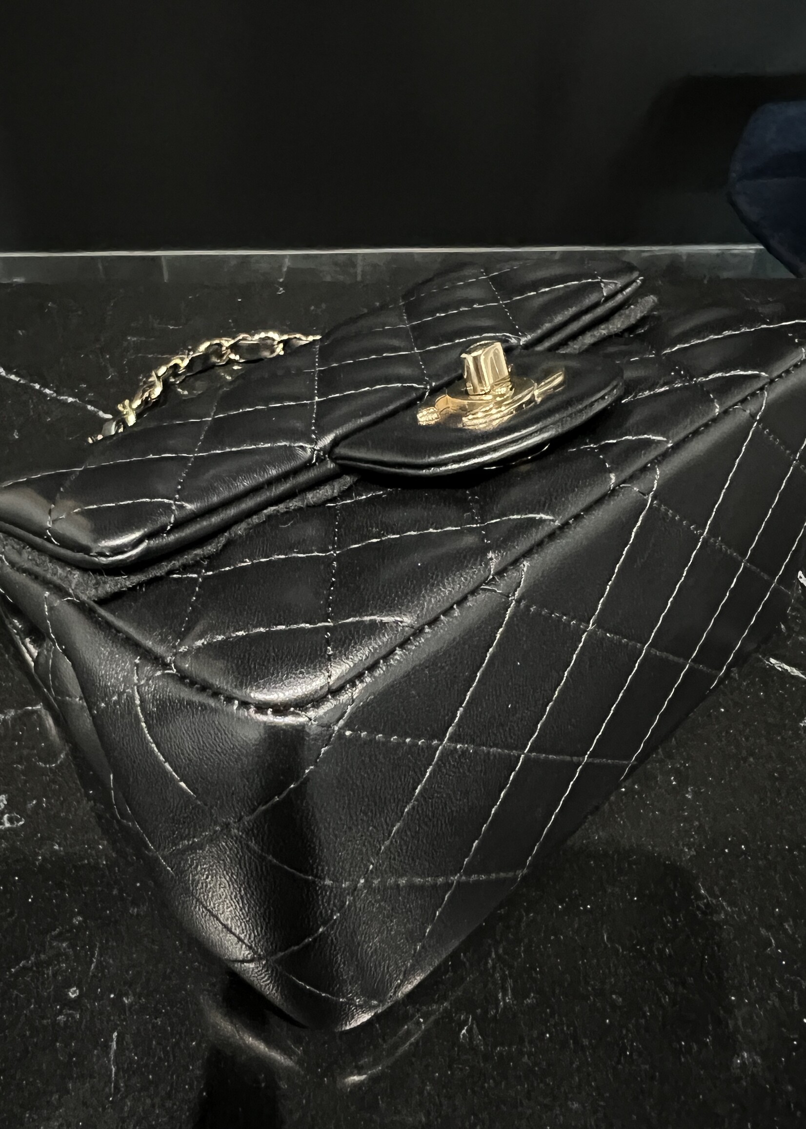 Chanel SOLD - Chanel Square Black Mini