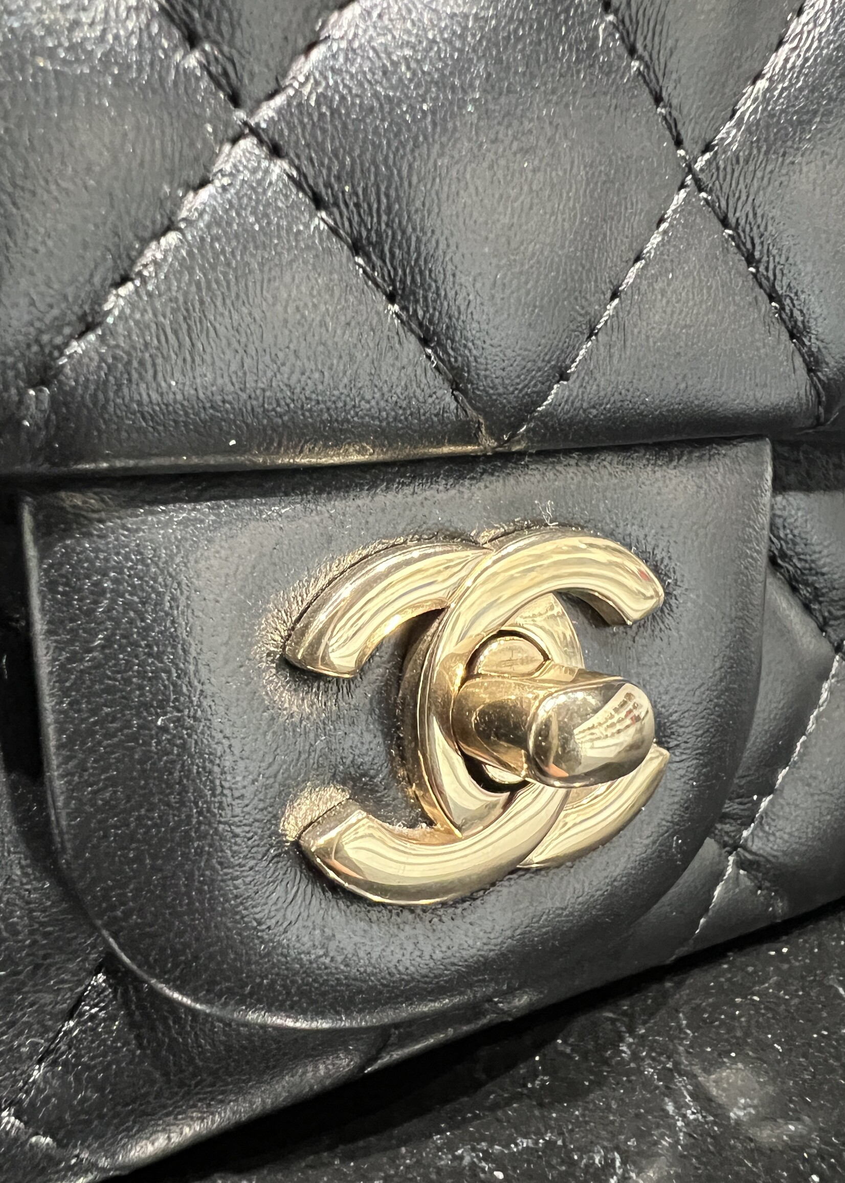 Chanel SOLD - Chanel Square Black Mini