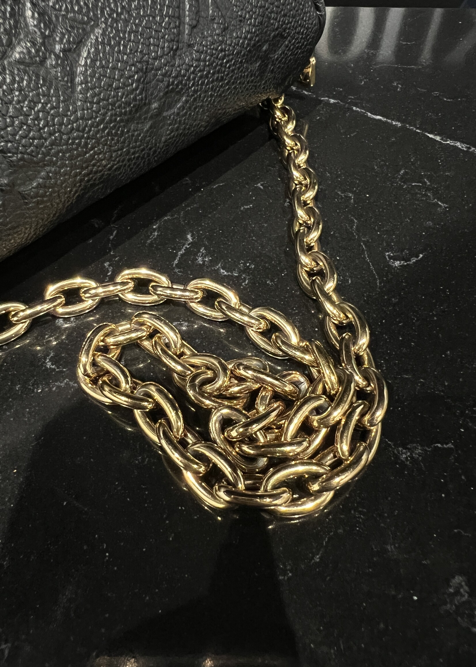 Louis Vuitton SOLD - Louis Vuitton Black Empreinte Mini Bum Bag