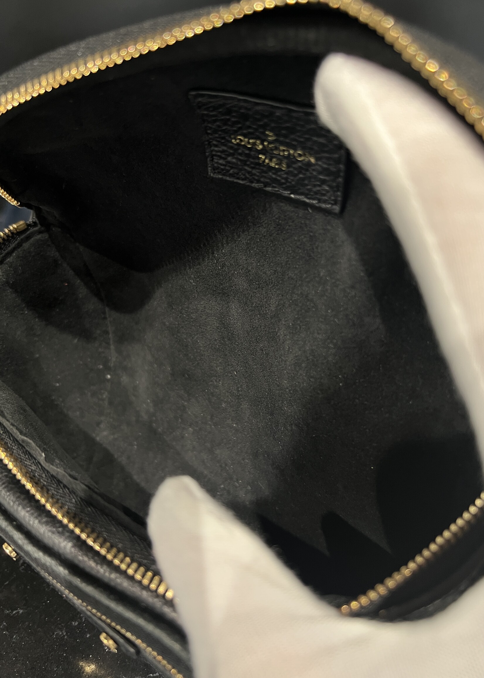 Louis Vuitton SOLD - Louis Vuitton Black Empreinte Mini Bum Bag