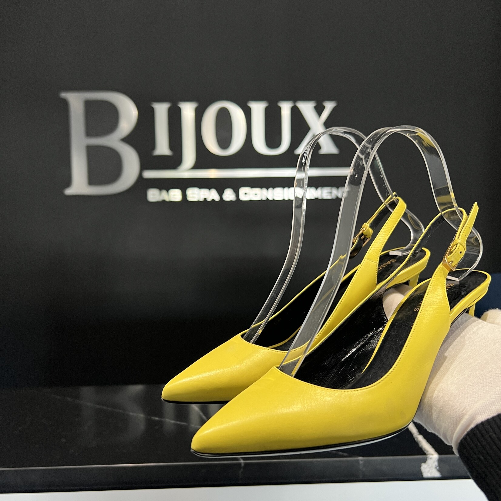 Saint Laurent Saint Laurent Yellow Slingback - 36.5