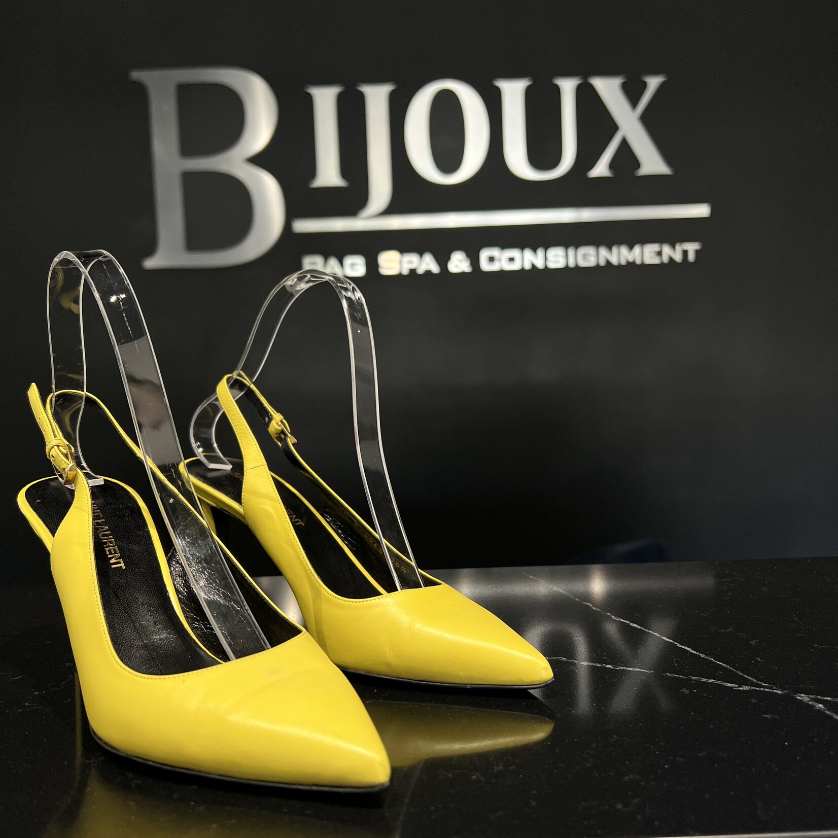 Saint Laurent Saint Laurent Yellow Slingback - 36.5