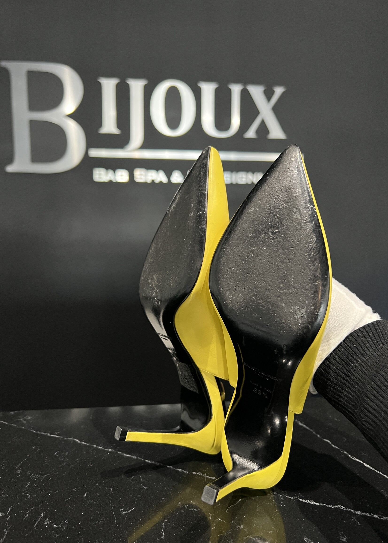 Saint Laurent Saint Laurent Yellow Slingback - 36.5