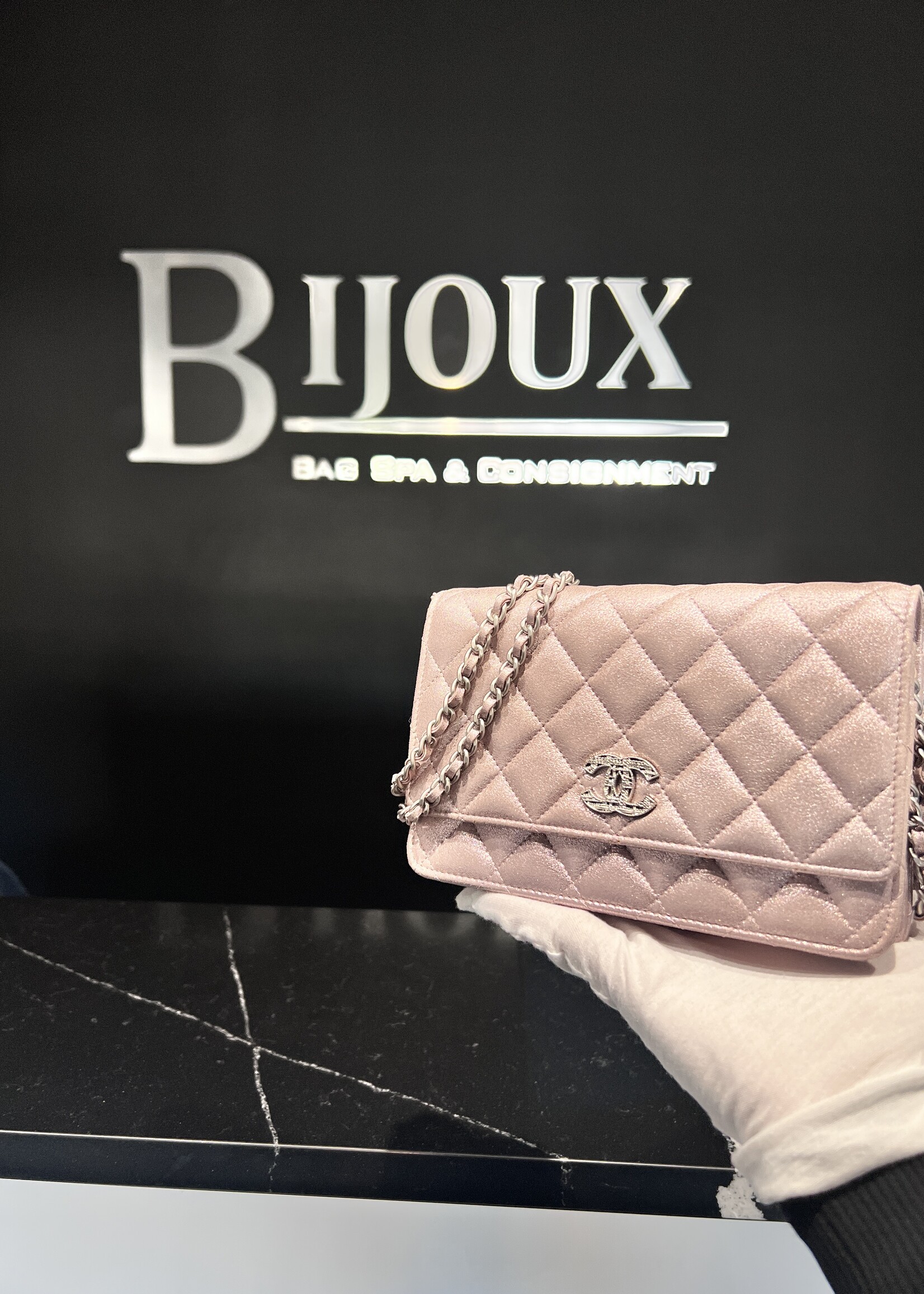 Chanel SOLD - Chanel Paris-Salzburg Iridescent Wallet On Chain