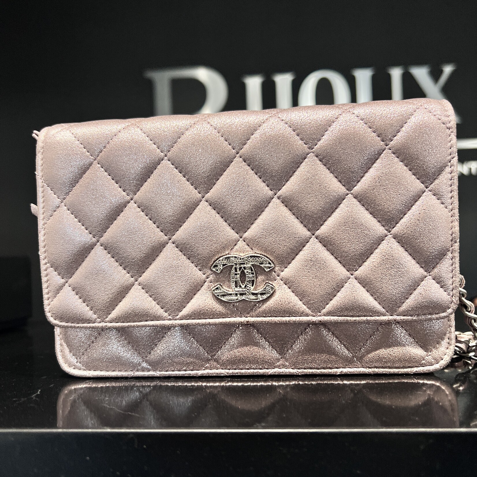 Chanel SOLD - Chanel Paris-Salzburg Iridescent Wallet On Chain