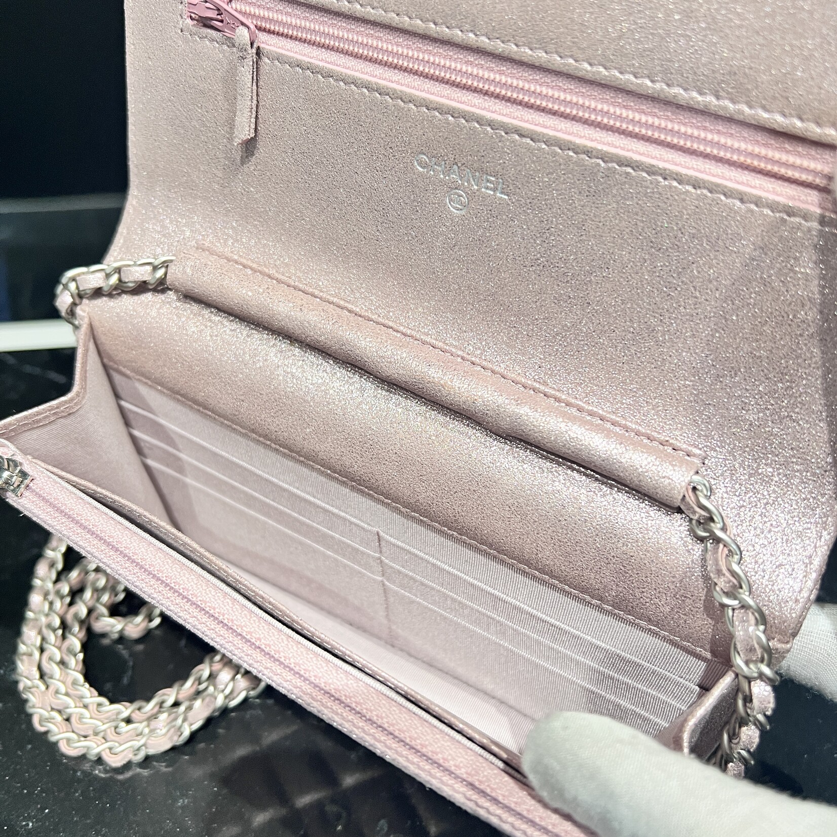 Chanel SOLD - Chanel Paris-Salzburg Iridescent Wallet On Chain