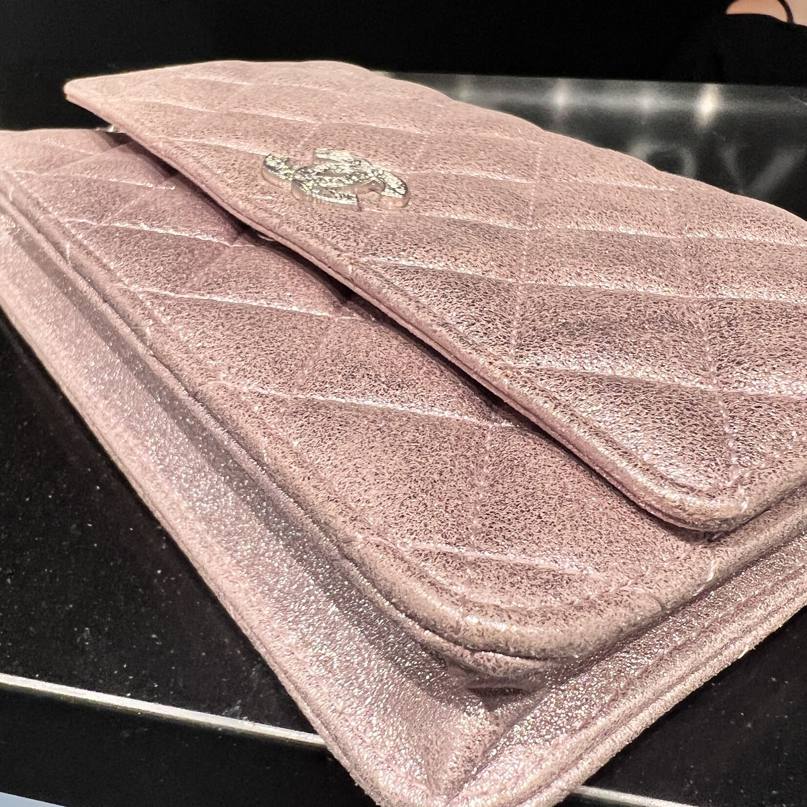 Chanel SOLD - Chanel Paris-Salzburg Iridescent Wallet On Chain