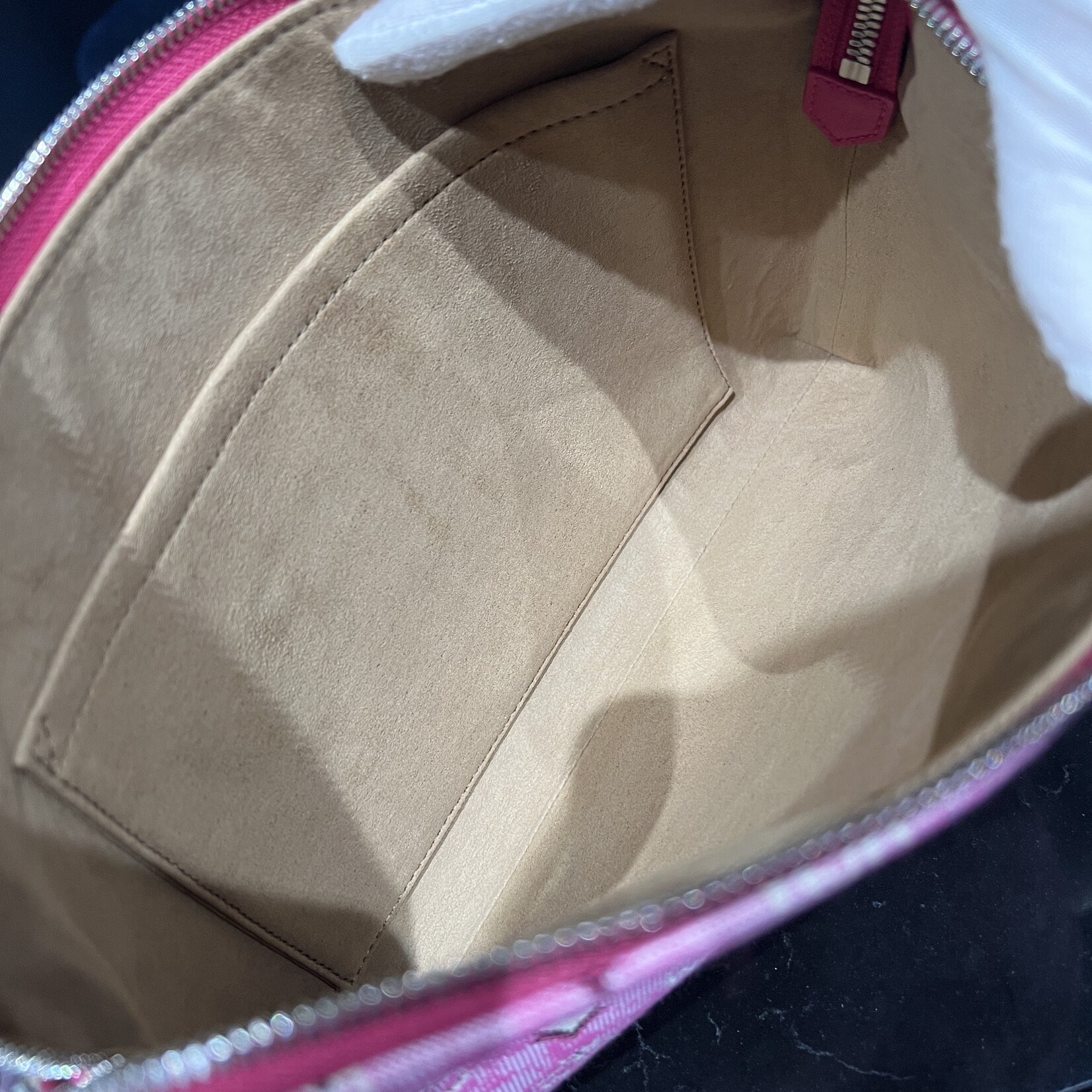 MCM MCM Pink Canvas Clutch