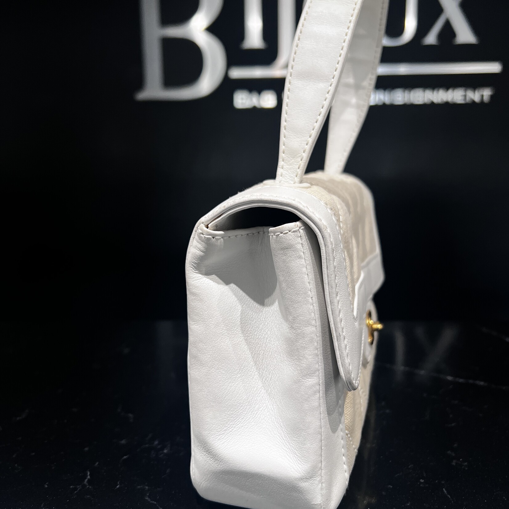 Chanel SOLD- Chanel Surpique Top Handle Bag