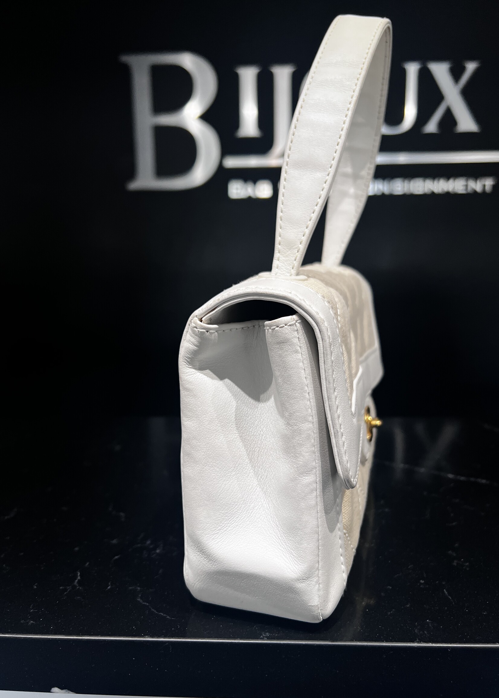 Chanel SOLD- Chanel Surpique Top Handle Bag