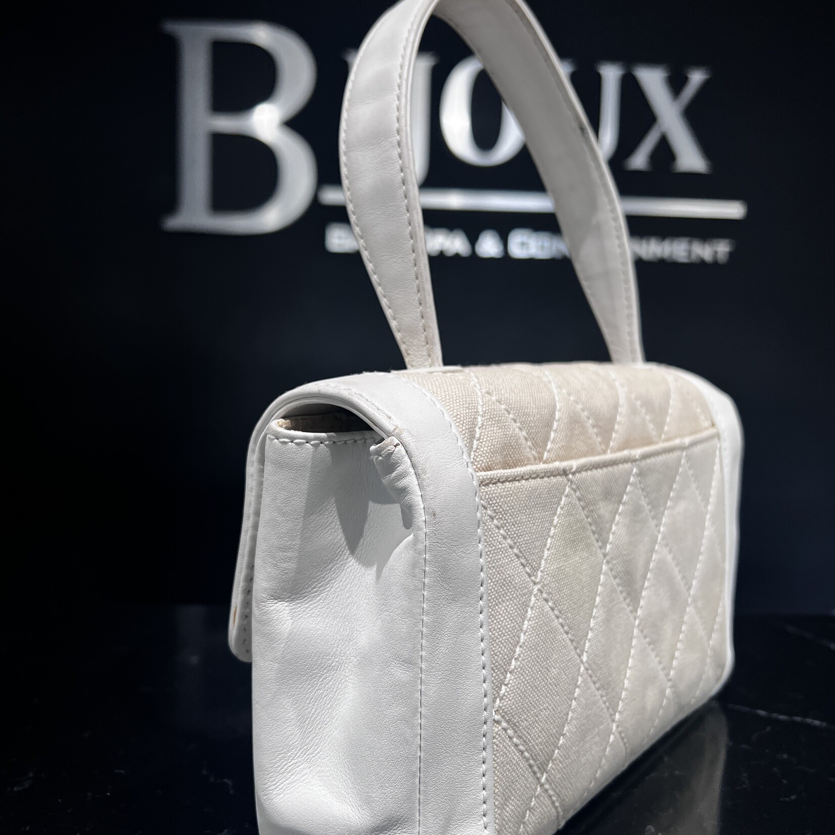 Chanel SOLD- Chanel Surpique Top Handle Bag