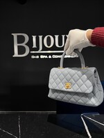 Chanel SOLD- Chanel Small Coco Handle Blue