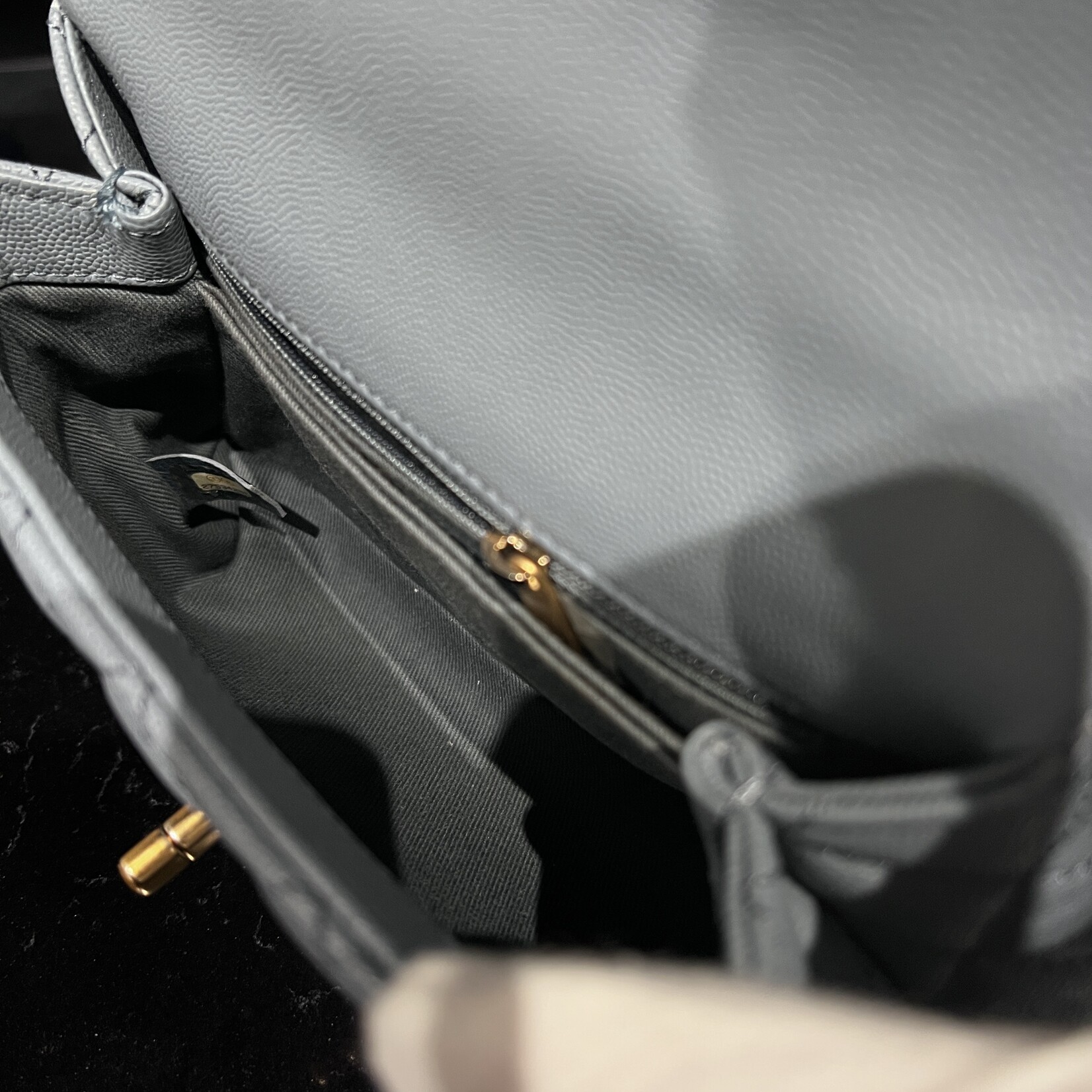 Chanel SOLD- Chanel Small Coco Handle Blue