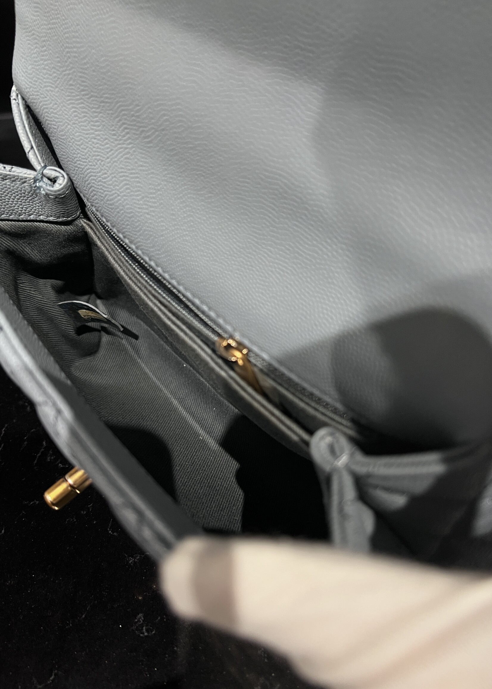 Chanel SOLD- Chanel Small Coco Handle Blue