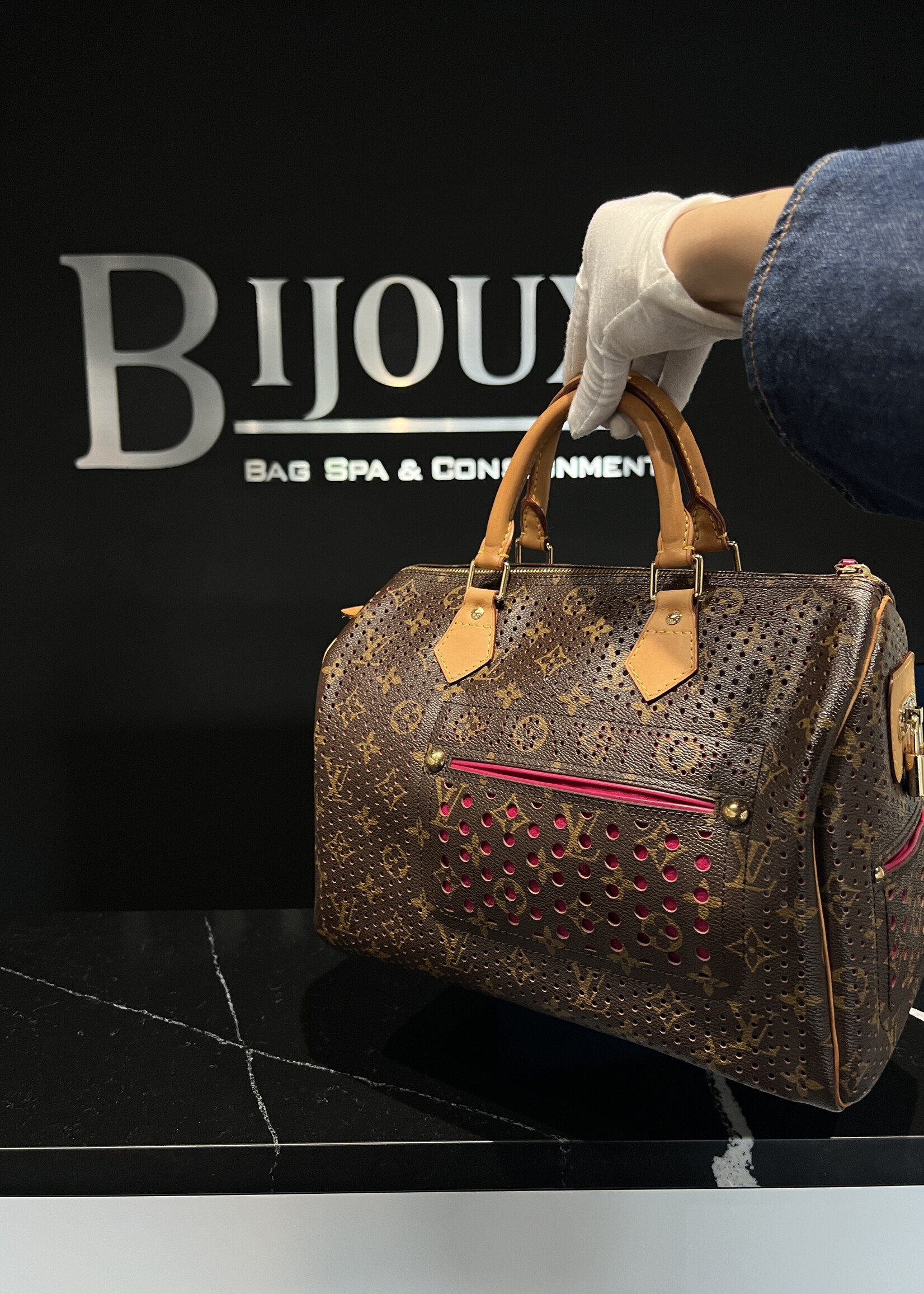 Louis Vuitton Louis Vuitton Perforated Speedy 30