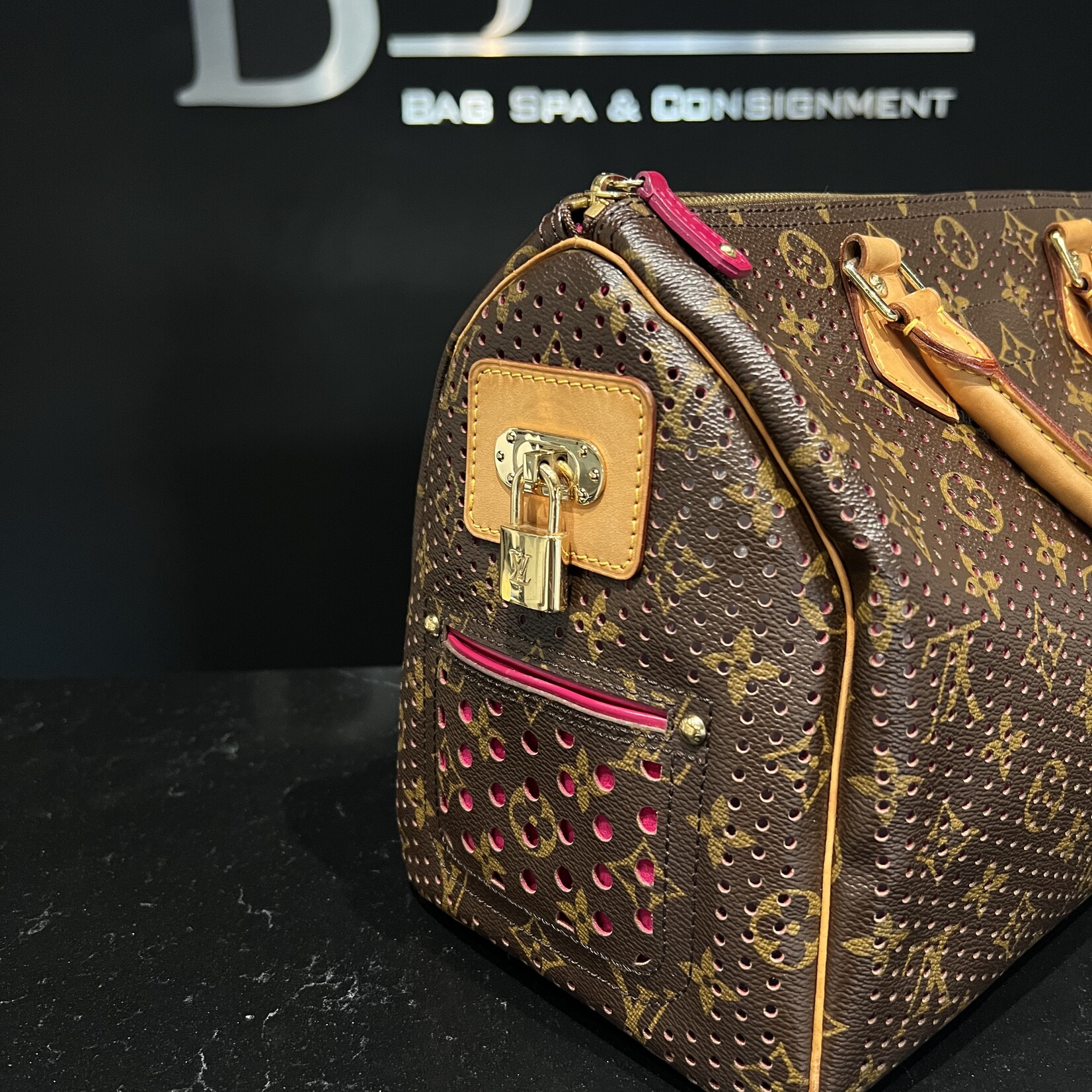 Louis Vuitton Louis Vuitton Perforated Speedy 30