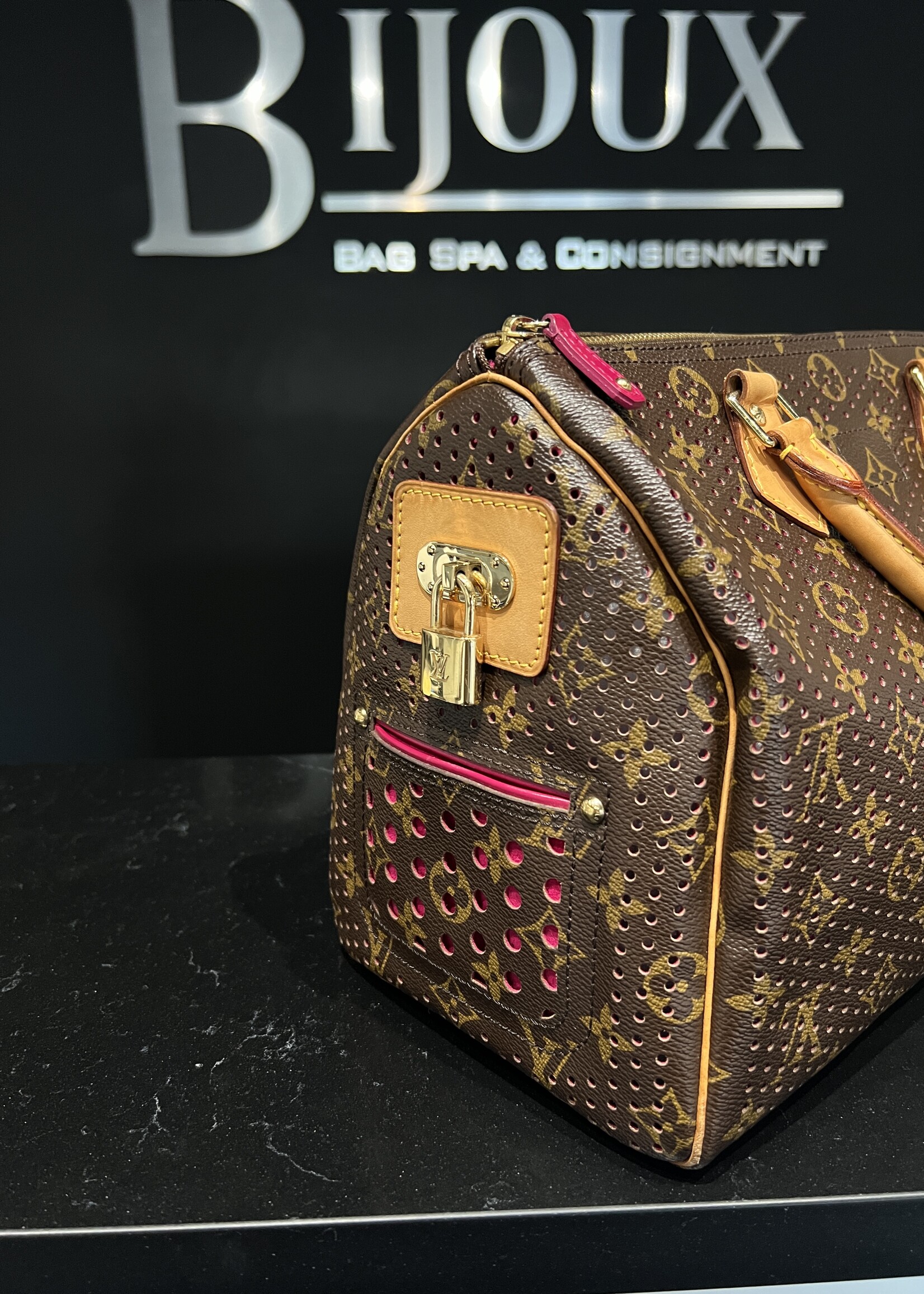 Louis Vuitton Louis Vuitton Perforated Speedy 30
