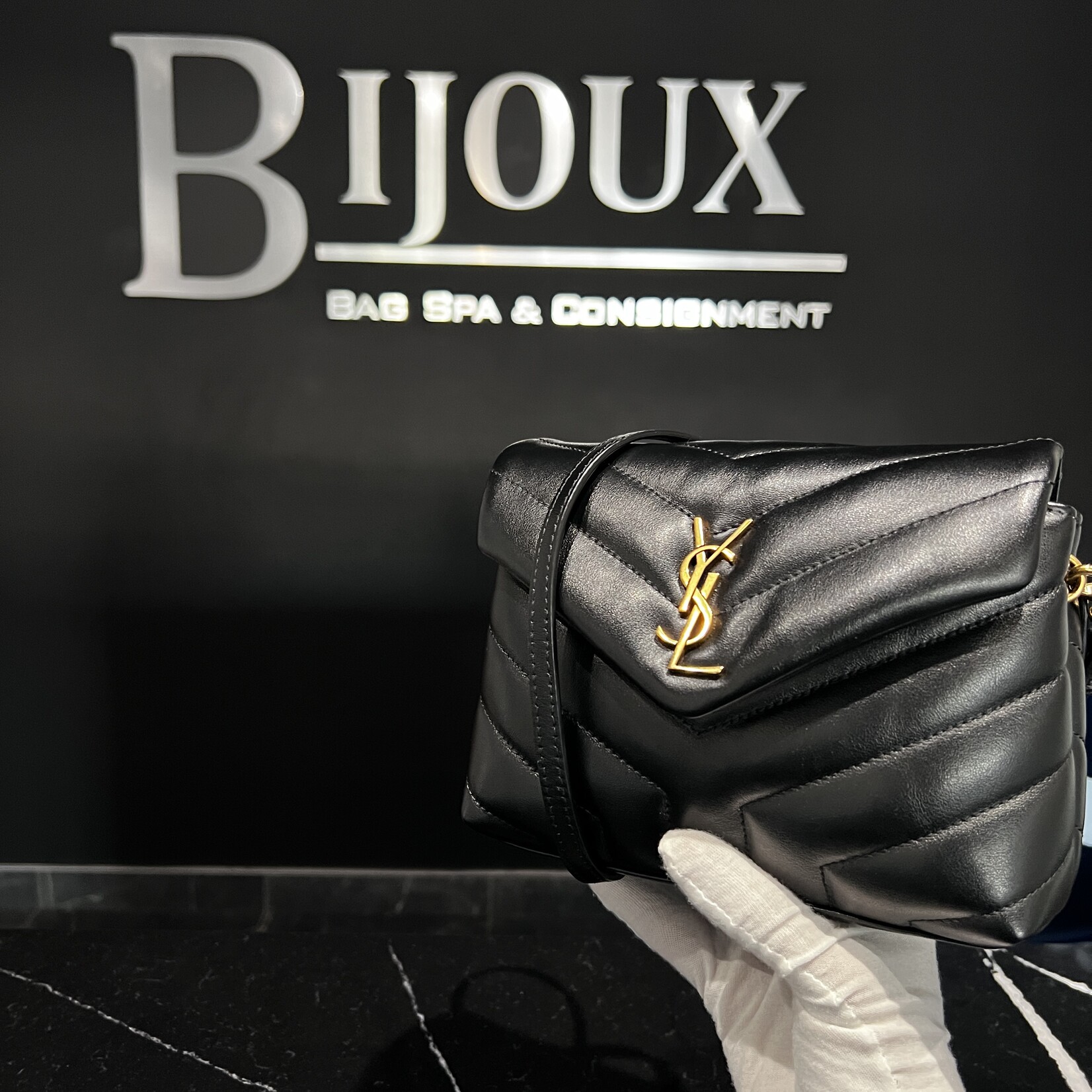 Saint Laurent SOLD - Saint Laurent Black Toy Lou Lou