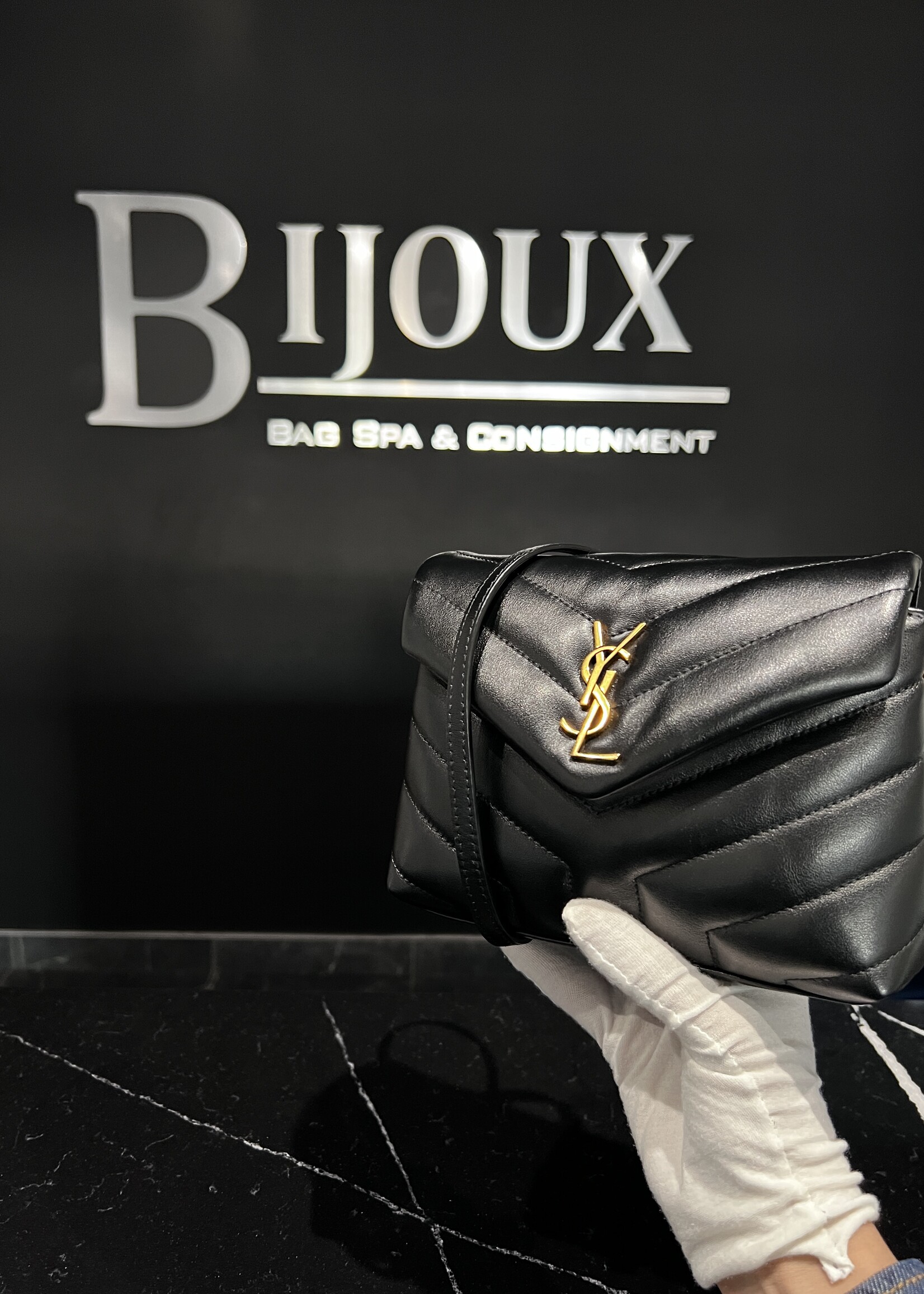 Saint Laurent SOLD - Saint Laurent Black Toy Lou Lou